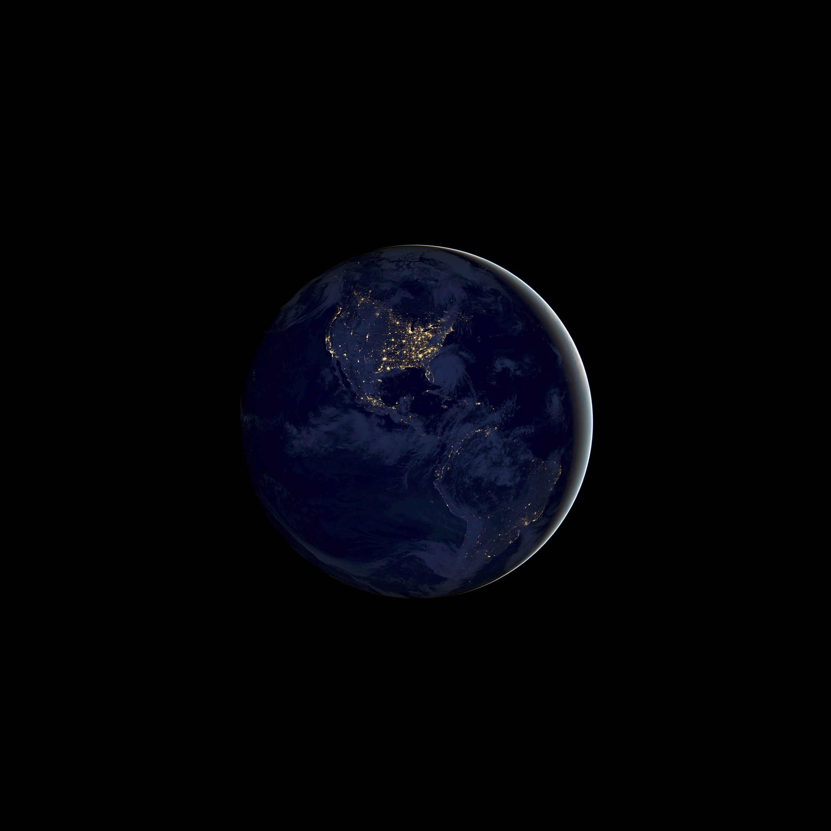 Planet Earth In Dark Universe Wallpapers