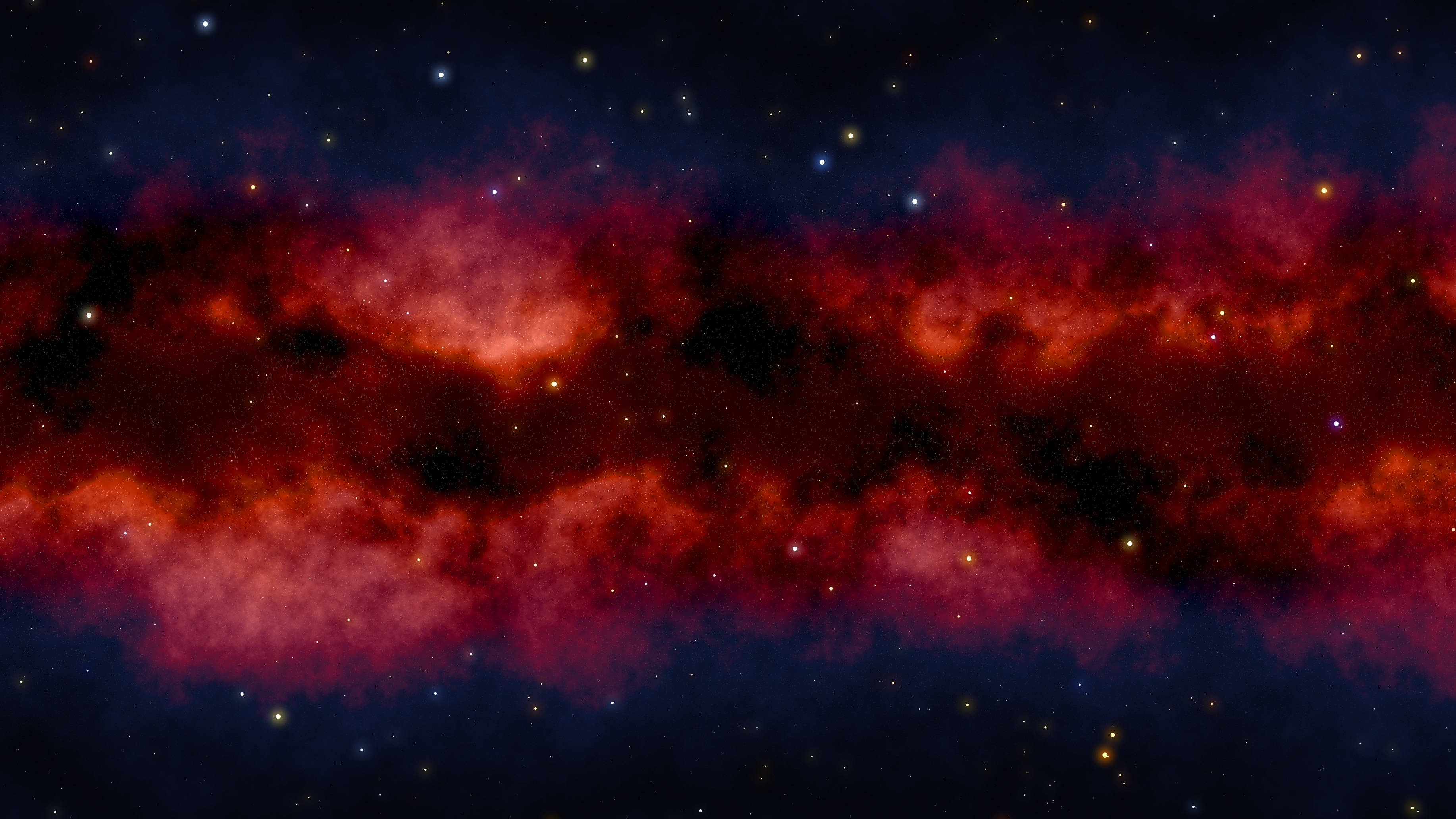 Red Galaxy Space Wallpapers