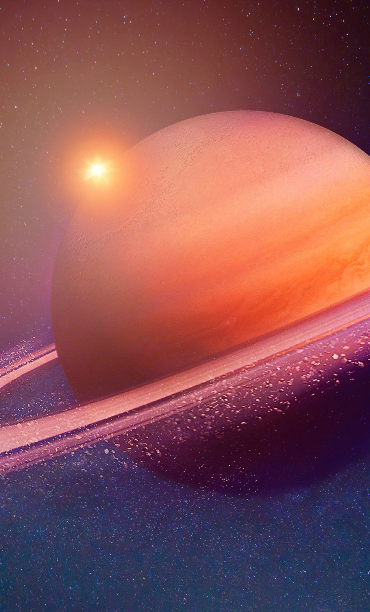 Red Saturn Wallpapers