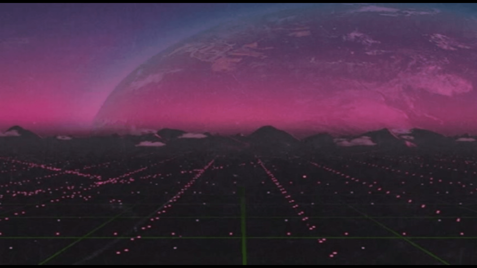 Space Retro-Wave Planet Wallpapers