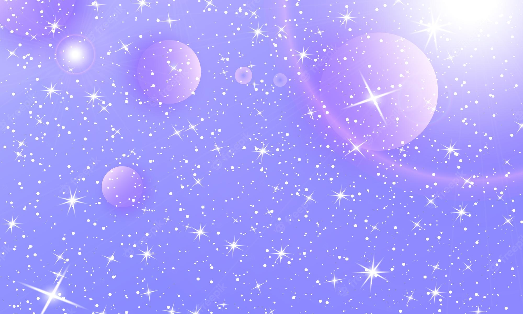 Sparkling Blue And Purple Galaxy Wallpapers