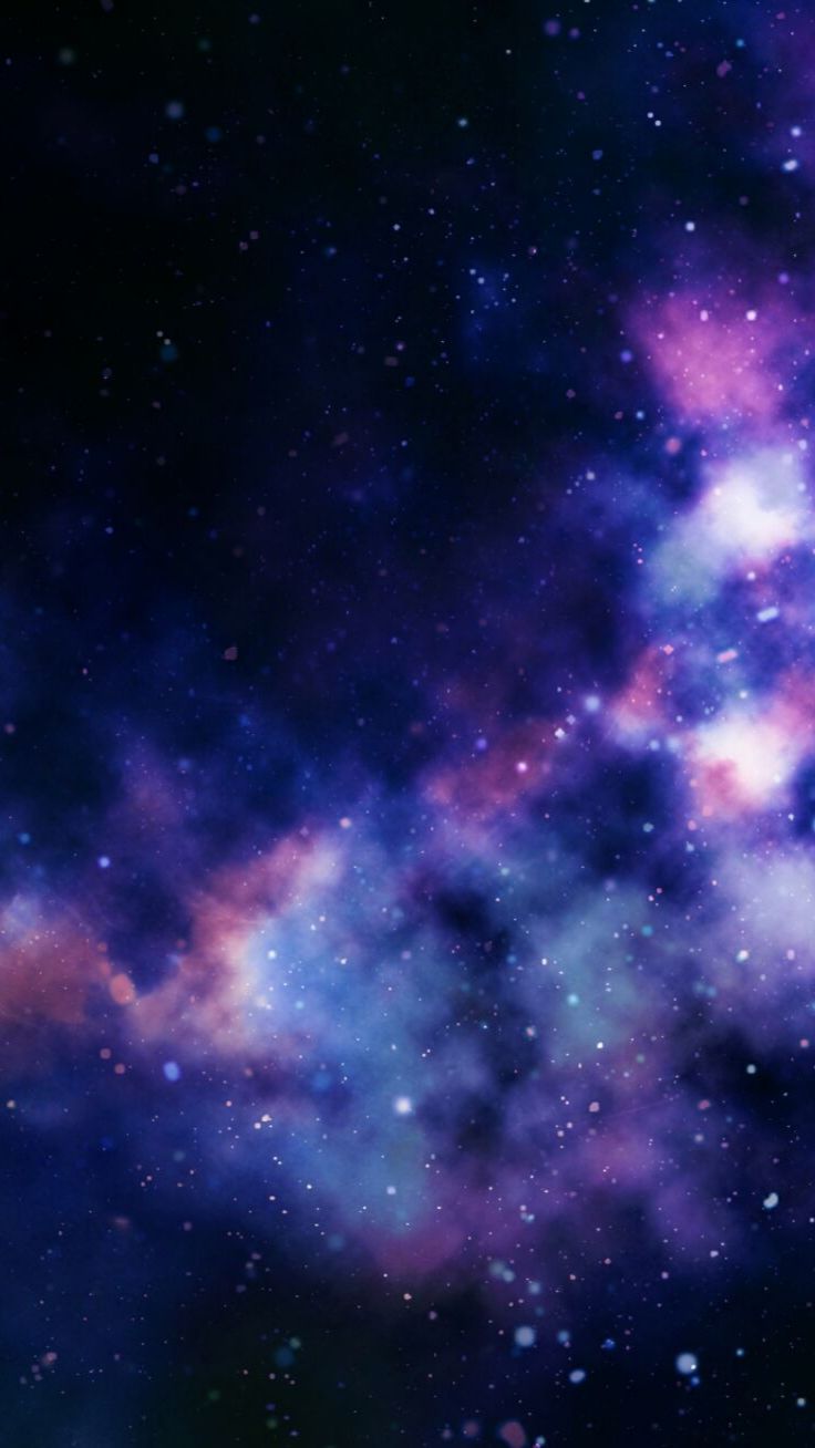 Sparkling Blue And Purple Galaxy Wallpapers