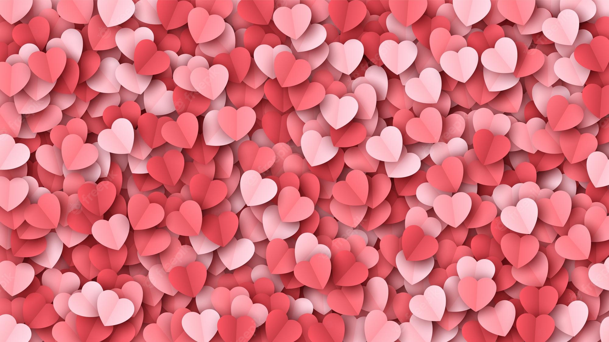 3D Abstract Hearts Wallpapers