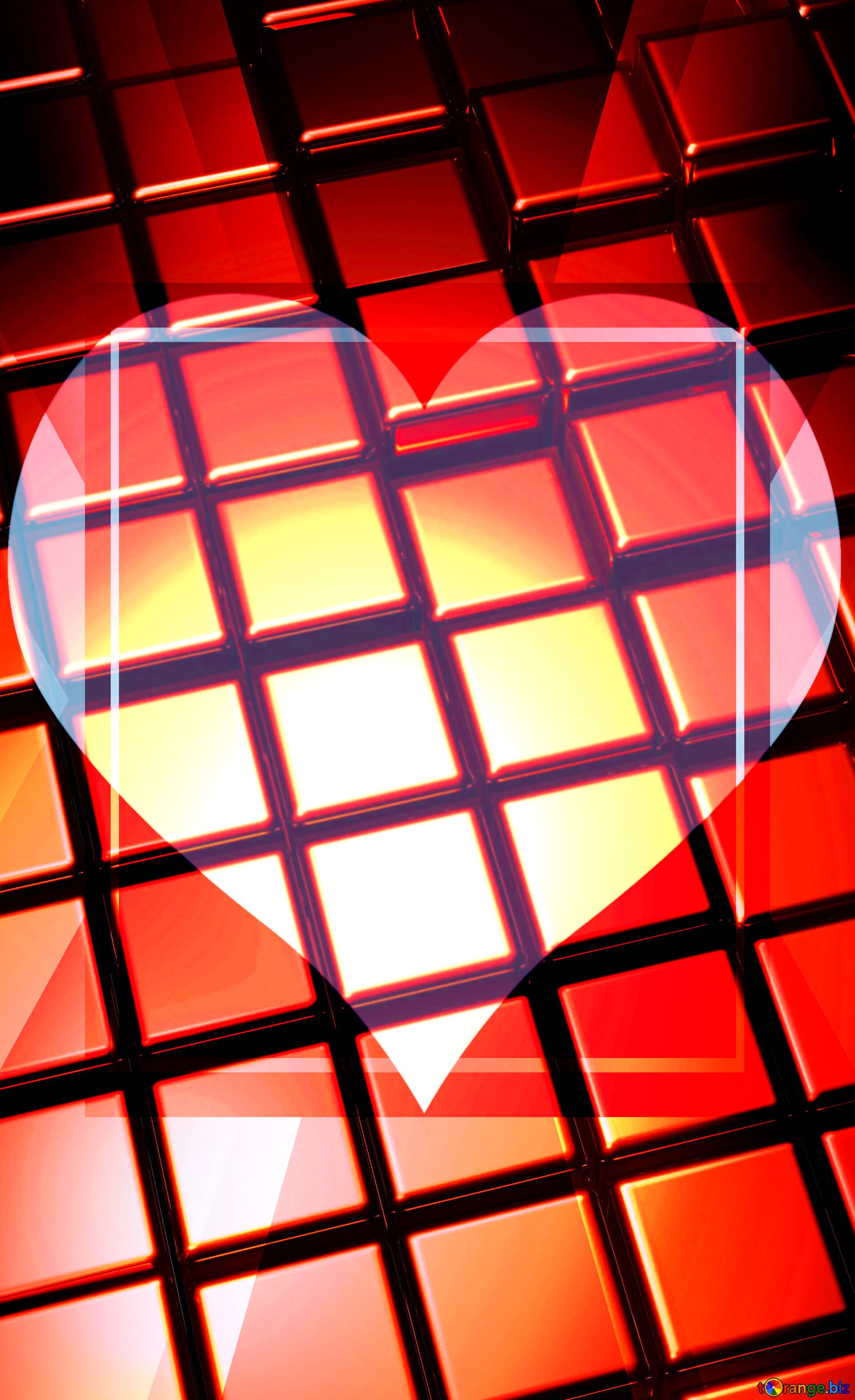 3D Abstract Hearts Wallpapers