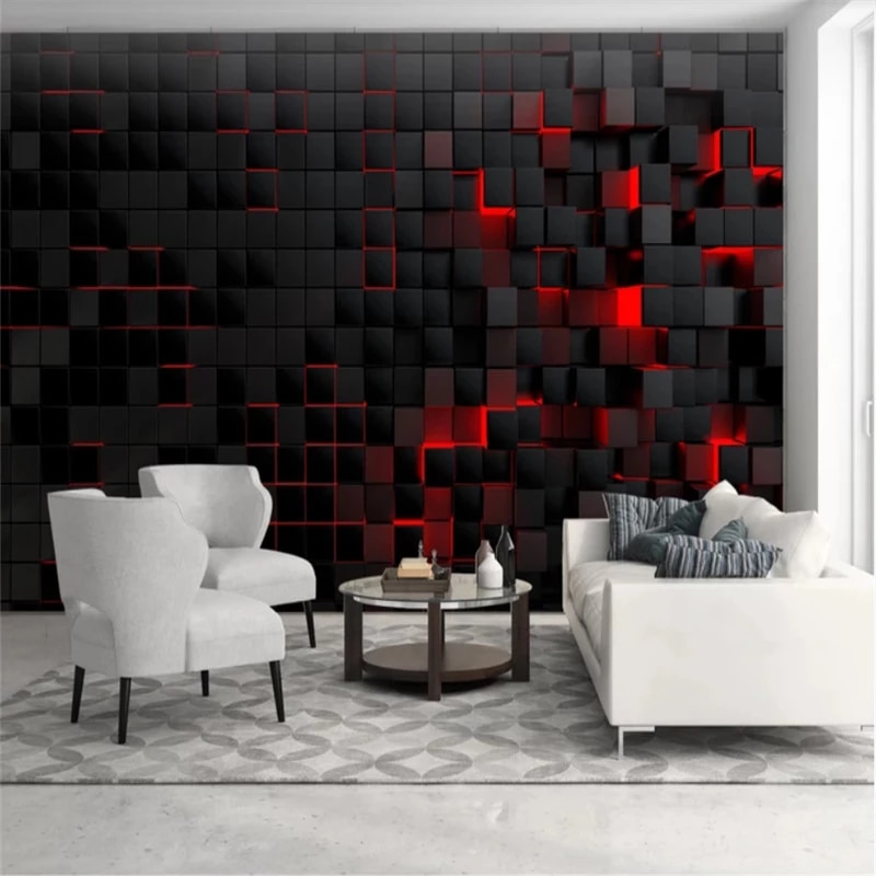 3D Black Red Wallpapers