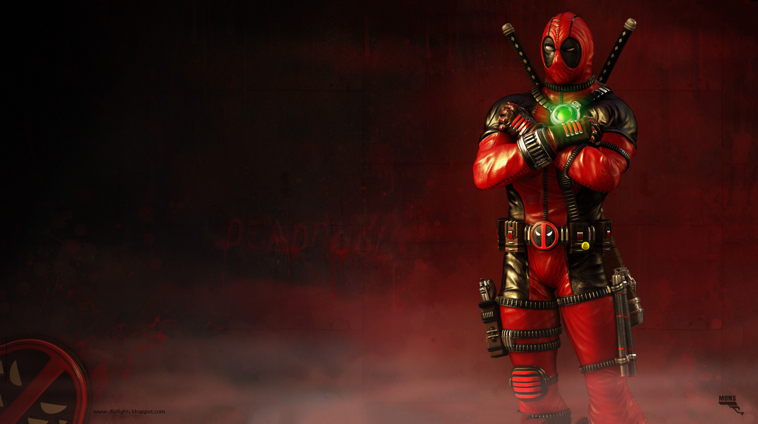 3D Deadpool Wallpapers