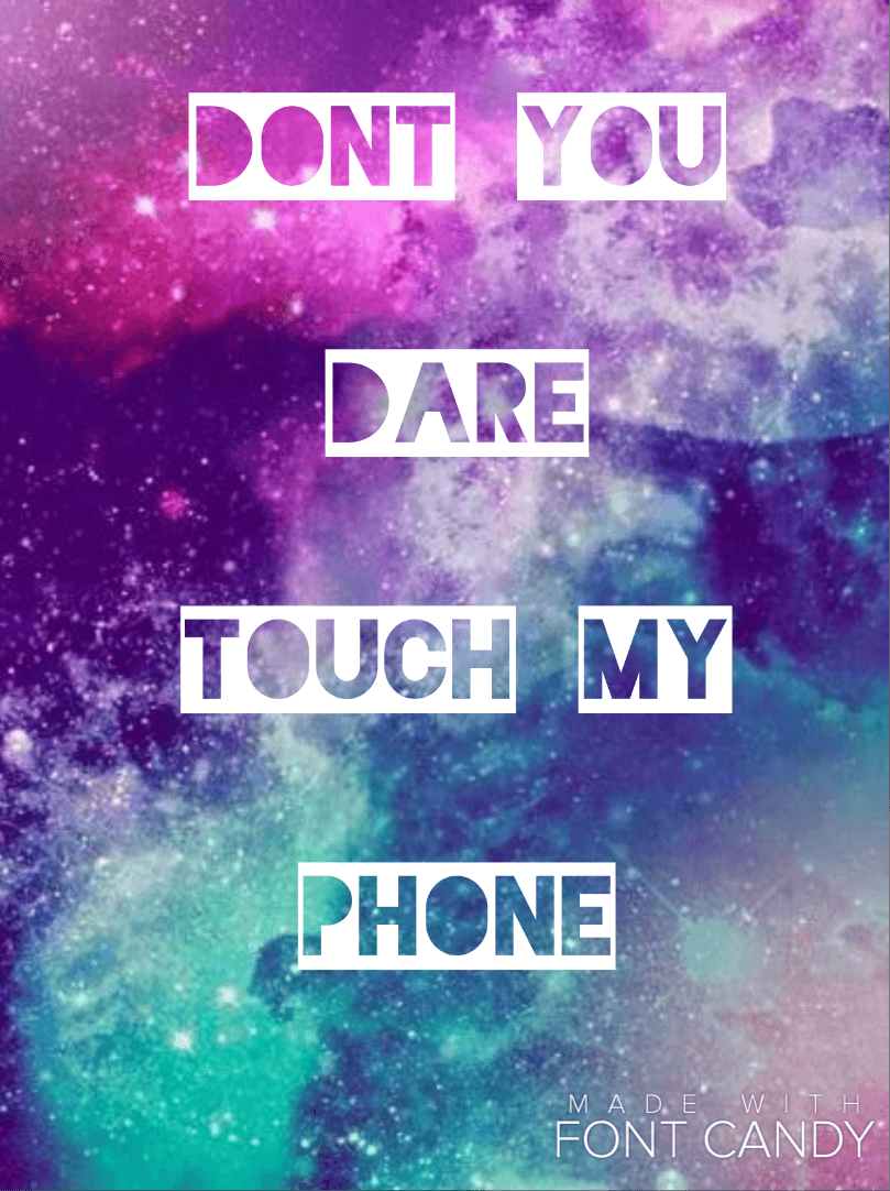 3D Dont Touch My Phone Wallpapers