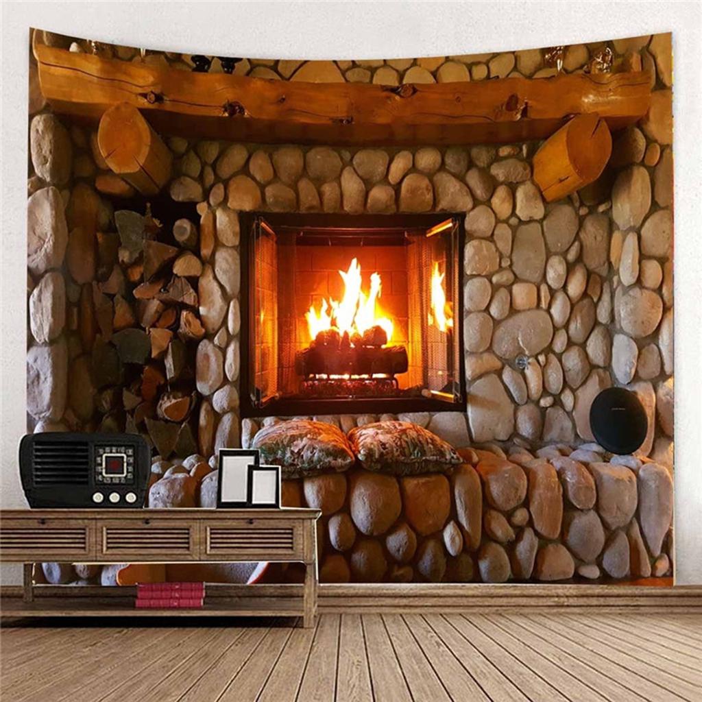 3D Fireplace Wallpapers