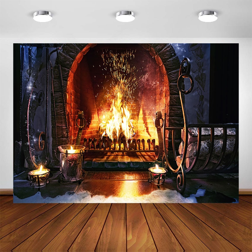 3D Fireplace Wallpapers