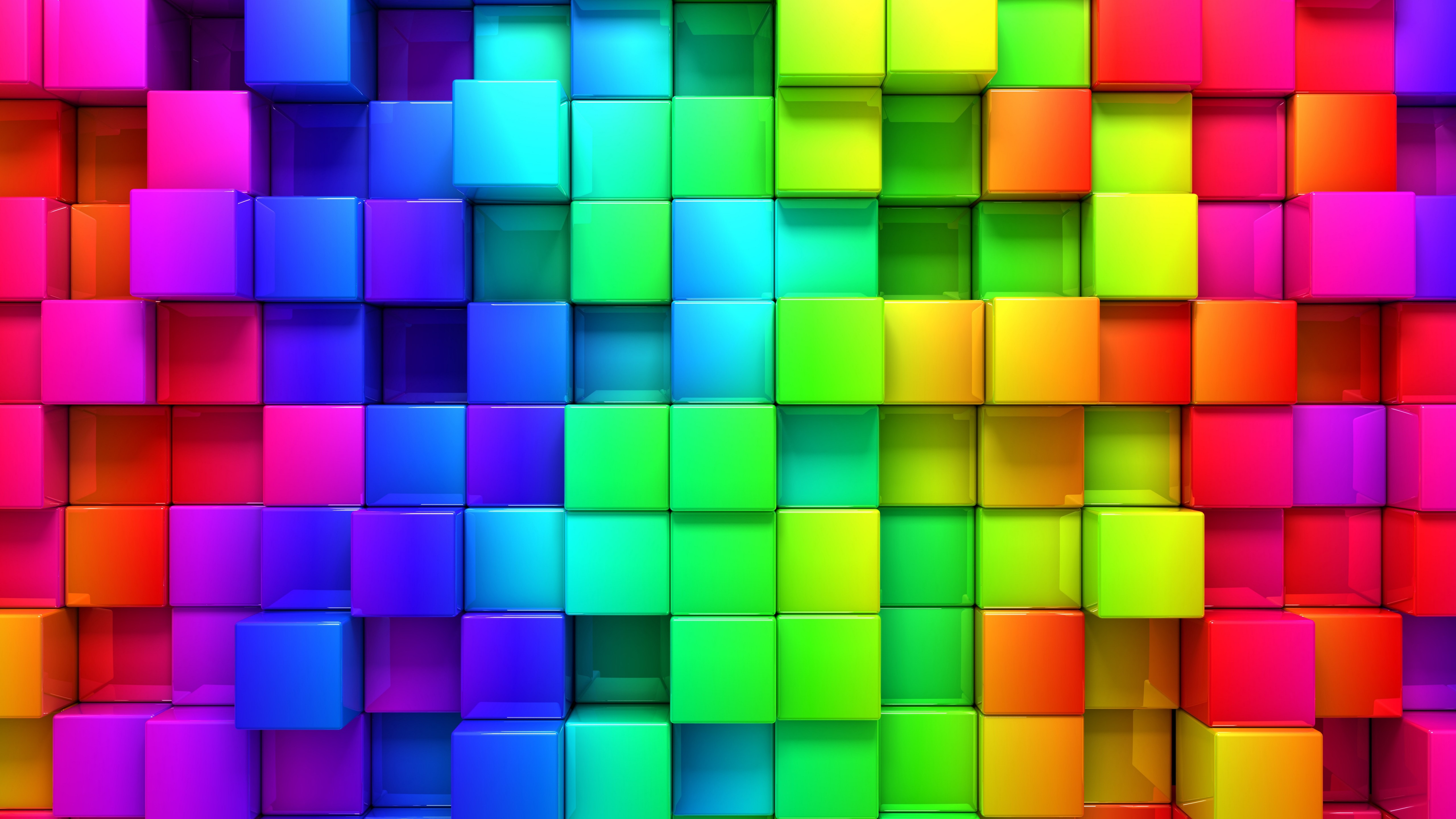 3D Squares Wallpapers