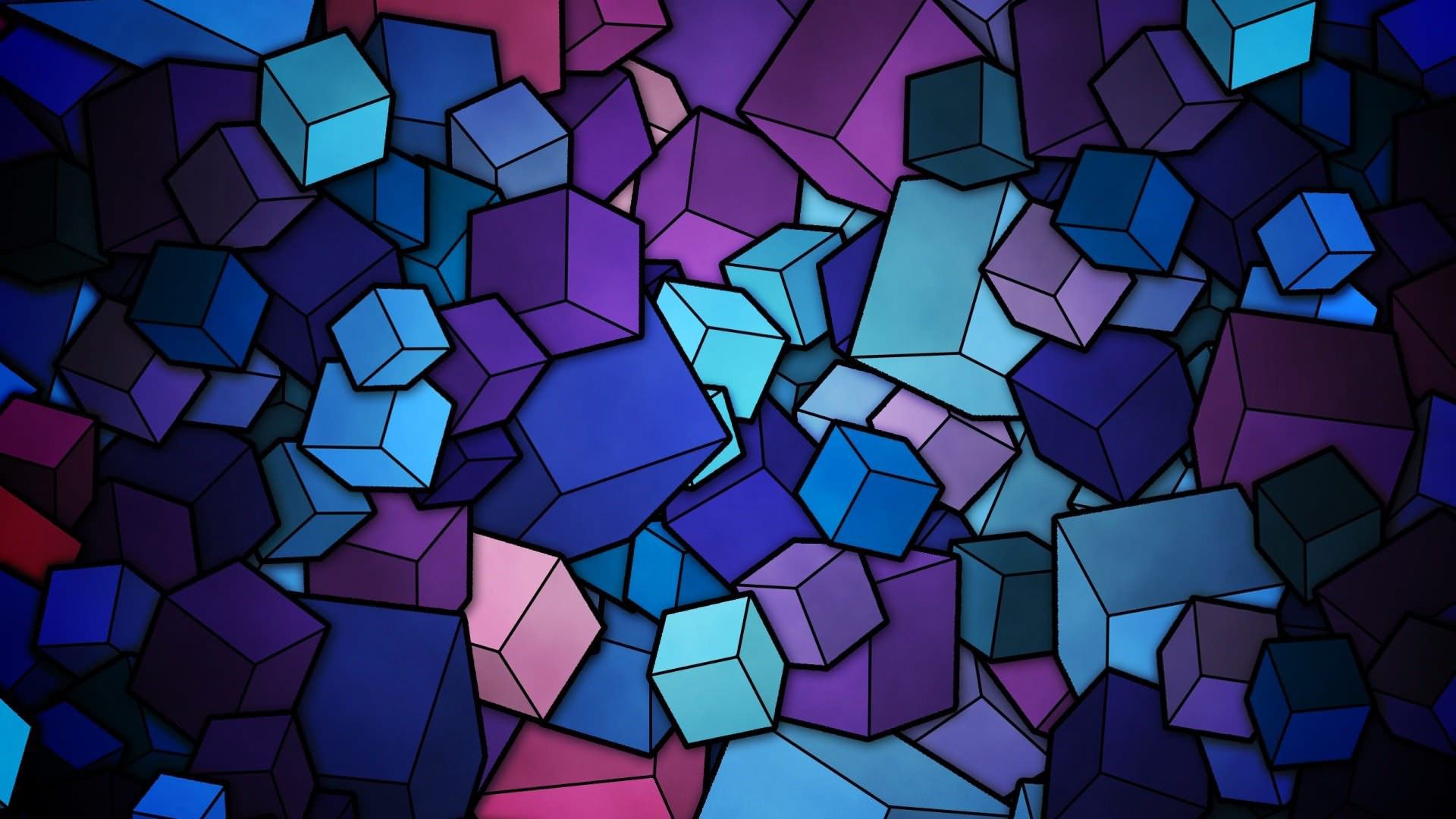 3D Squares Wallpapers