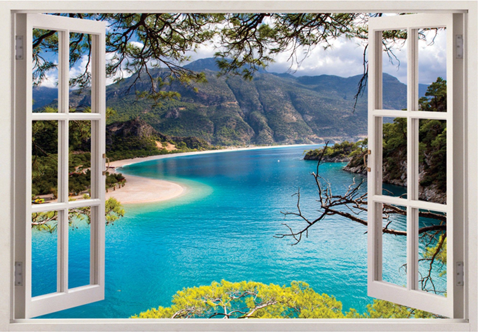 3D Window View Wallpapers