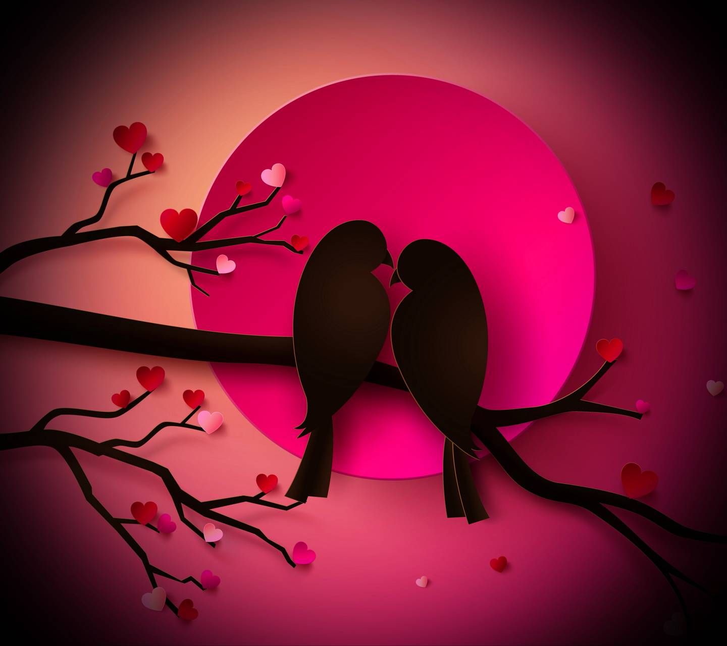 3D Love Birds Wallpapers