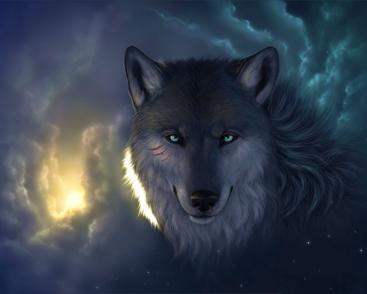 3D Wolf Wallpapers