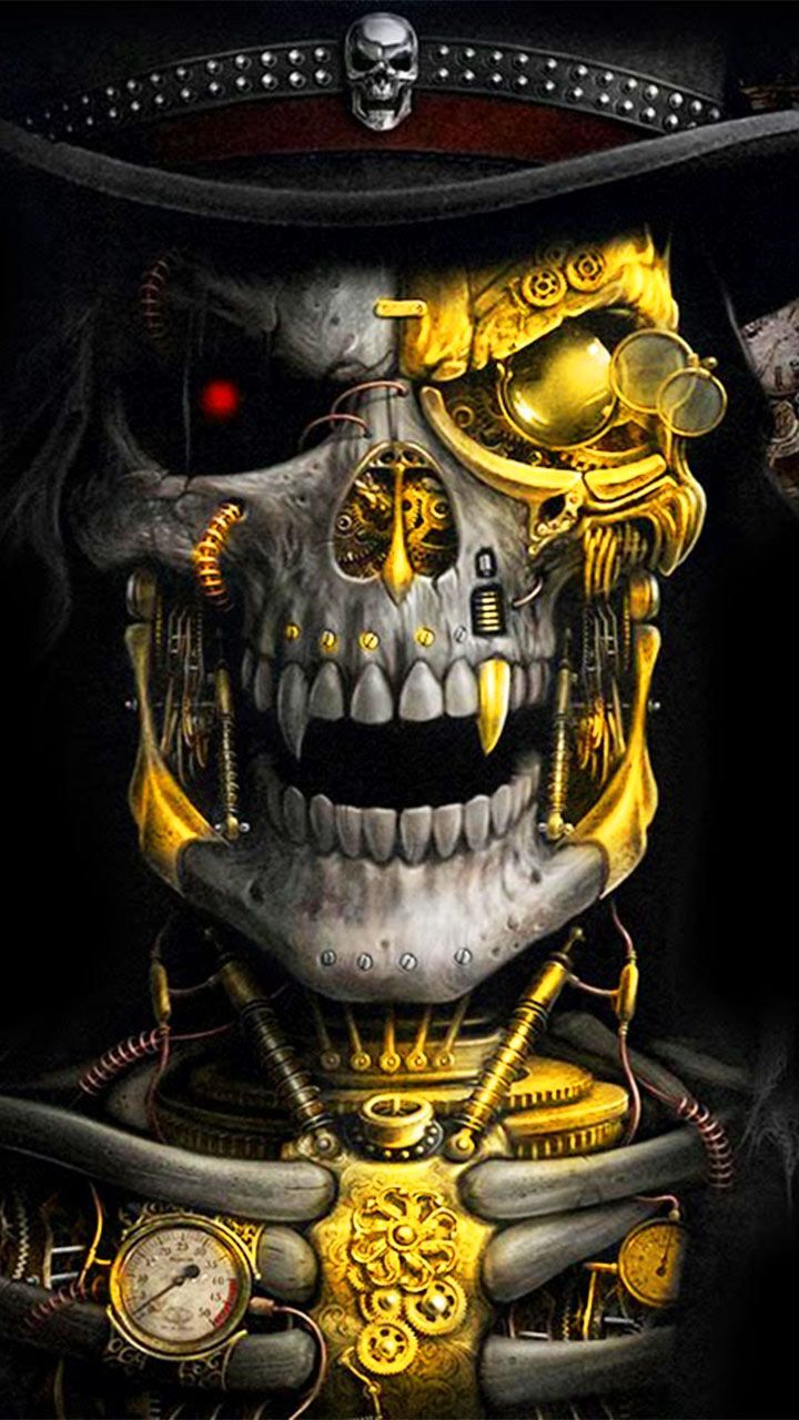 4K Gold Skull Wallpapers