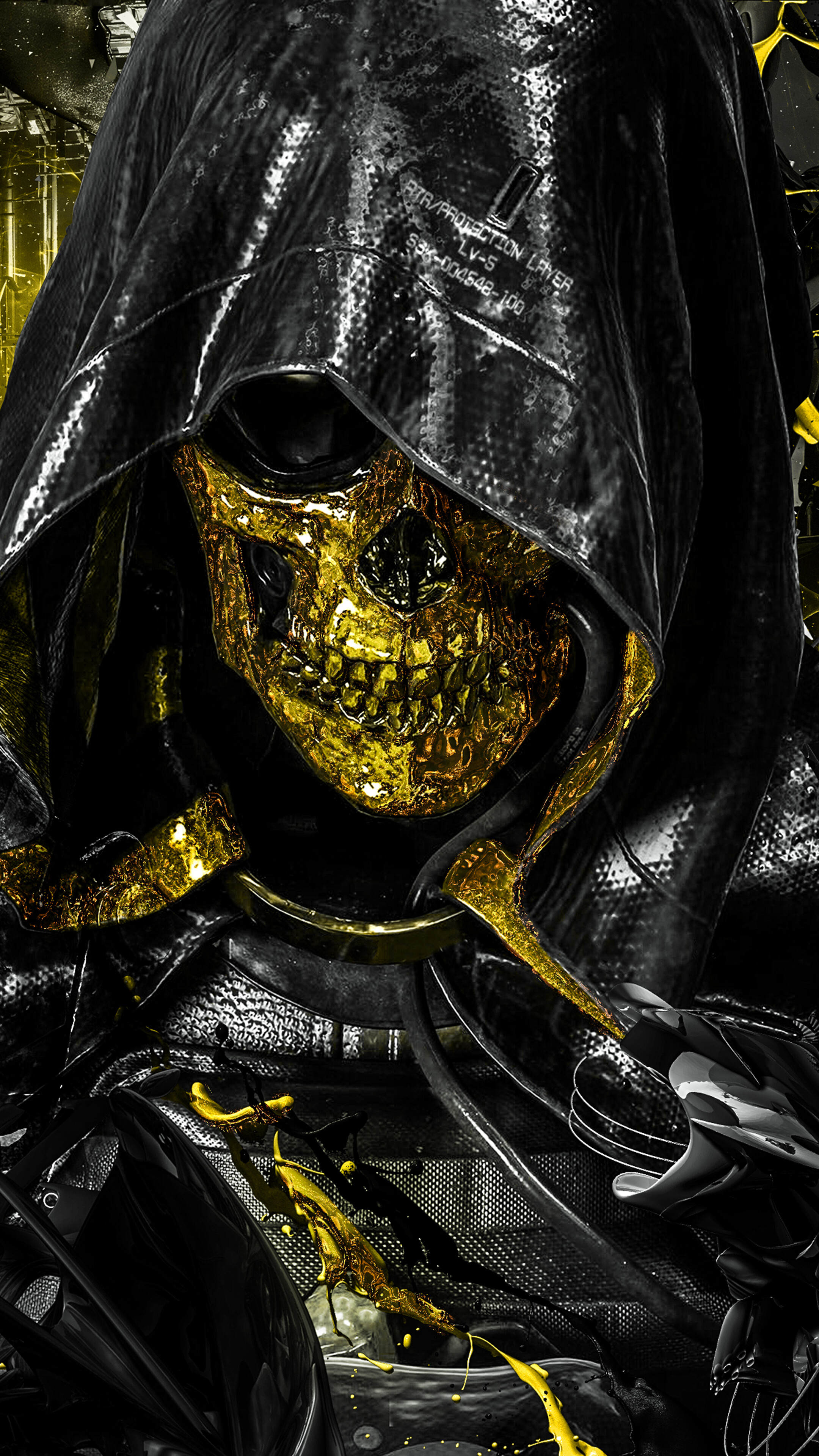 4K Gold Skull Wallpapers