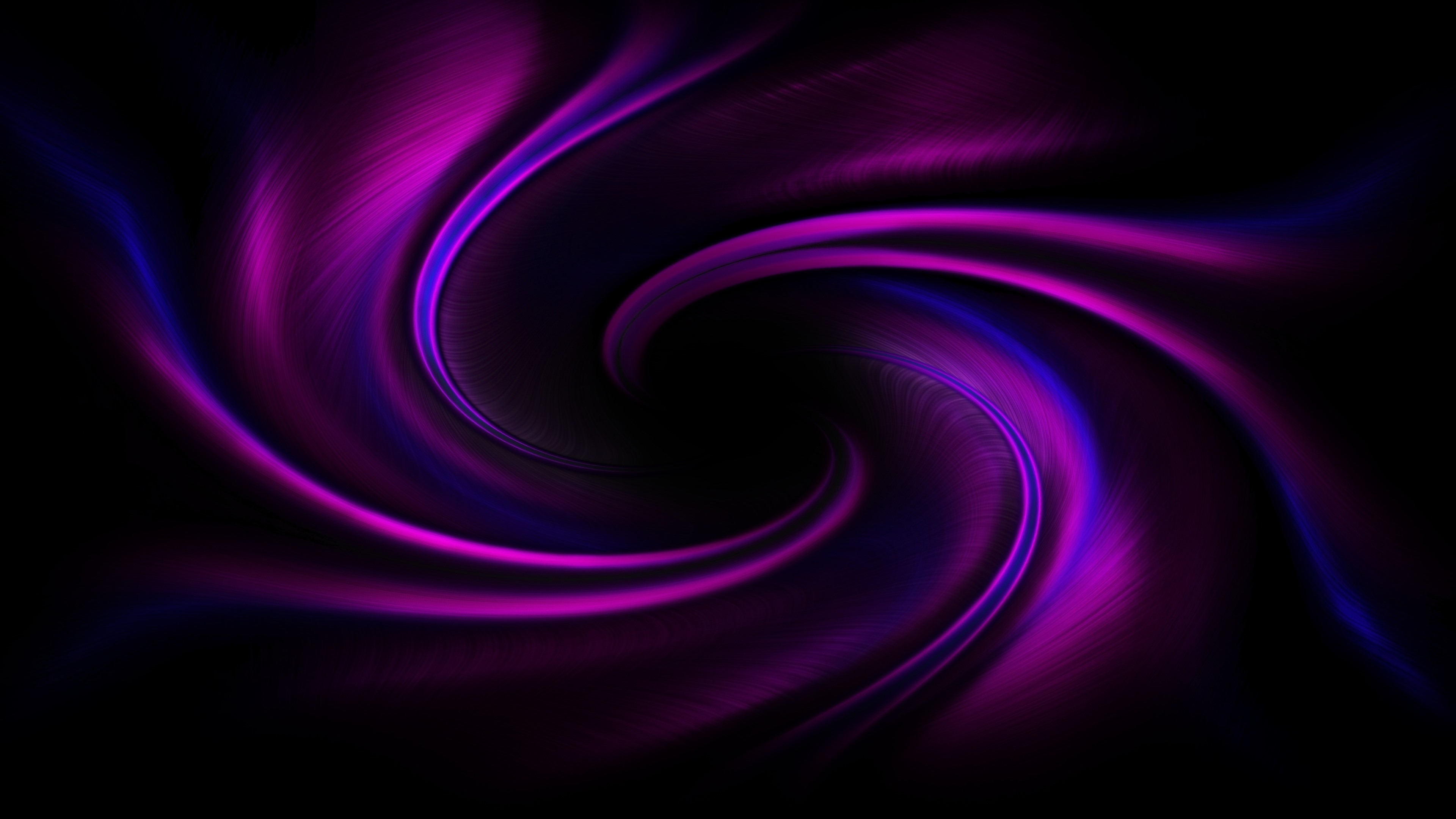 4K Spiral Shapes Purple Pink Abstract Wallpapers