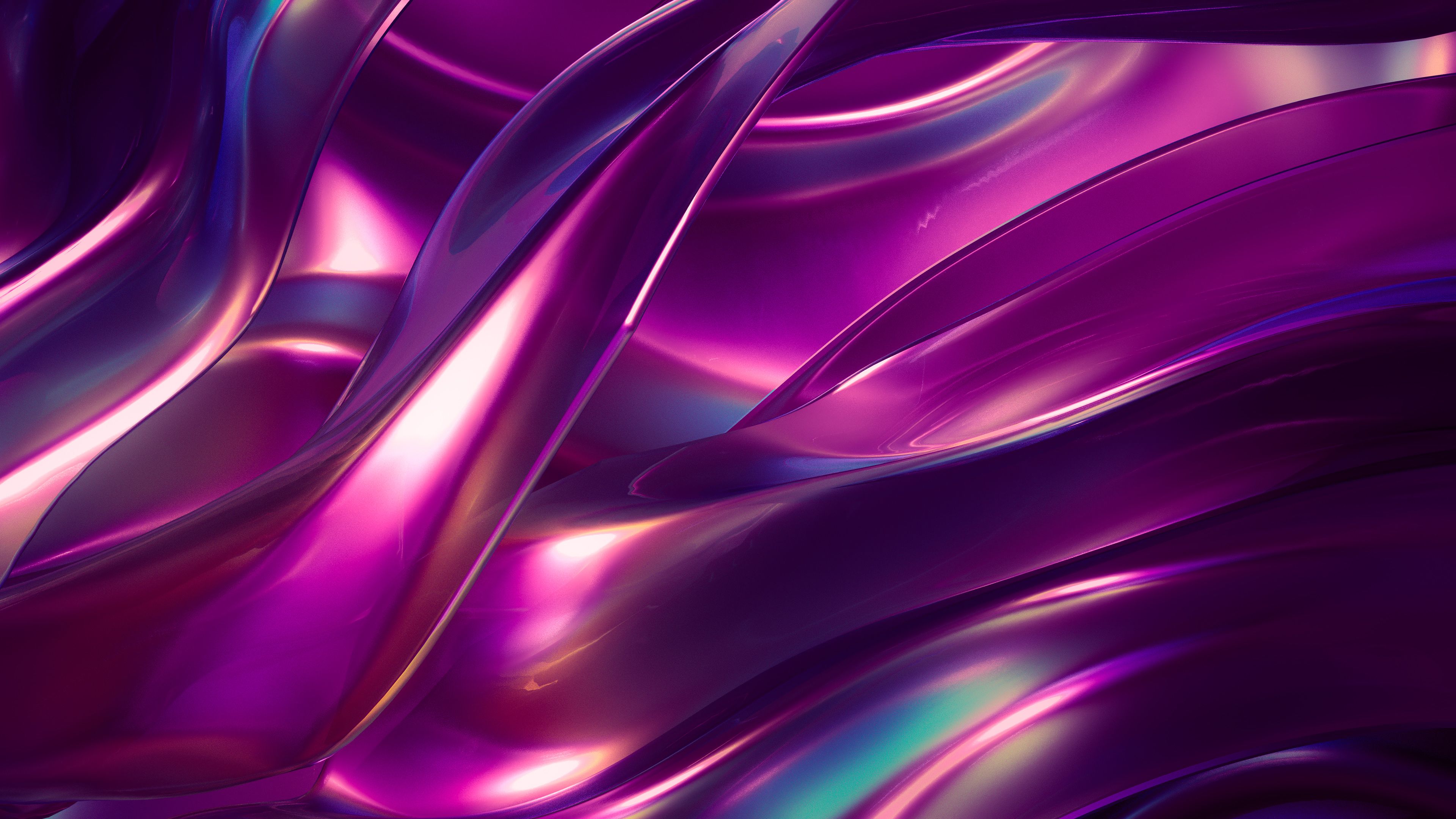 4K Spiral Shapes Purple Pink Abstract Wallpapers