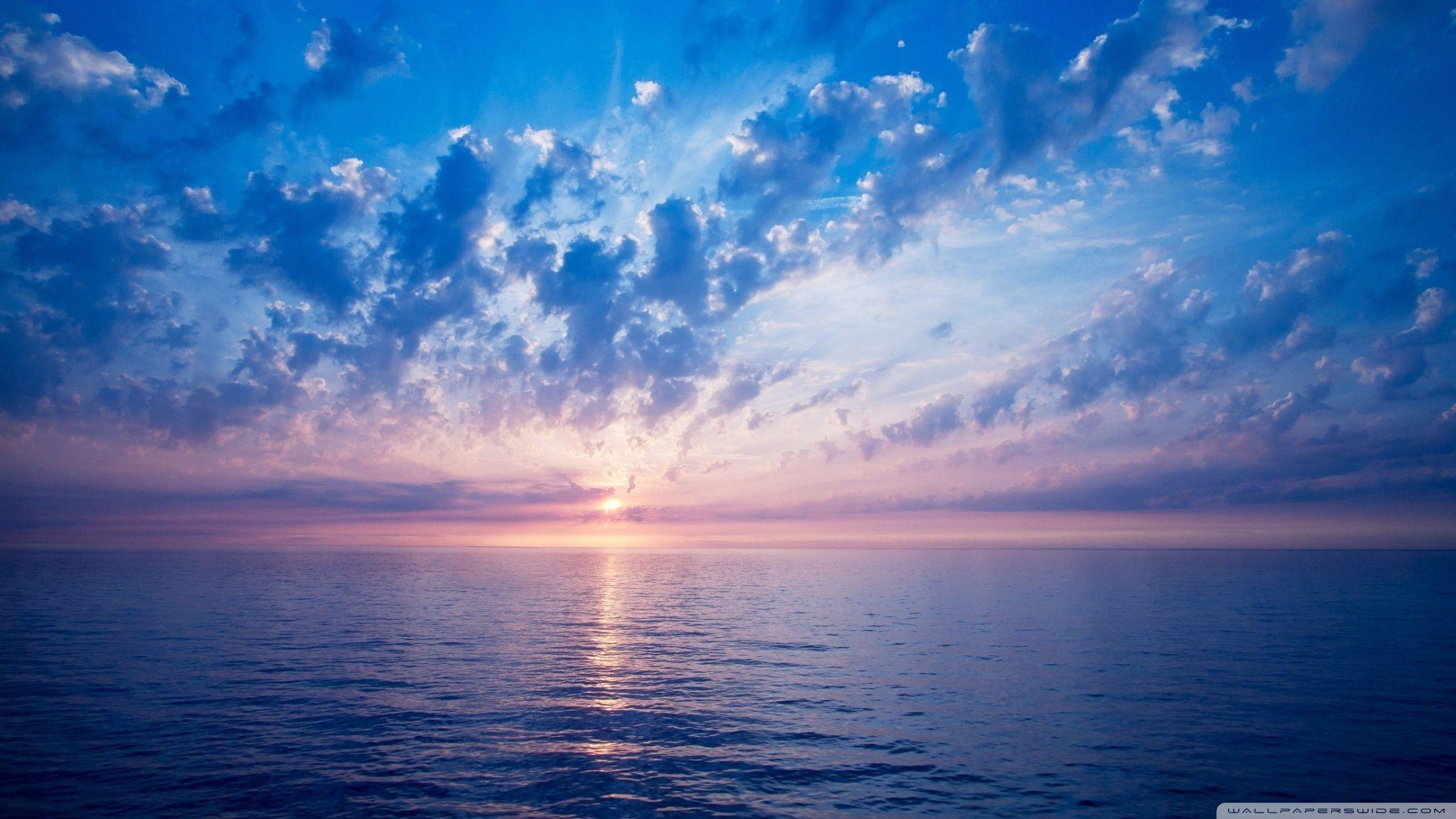 A Blue Sunrise Landscape Wallpapers