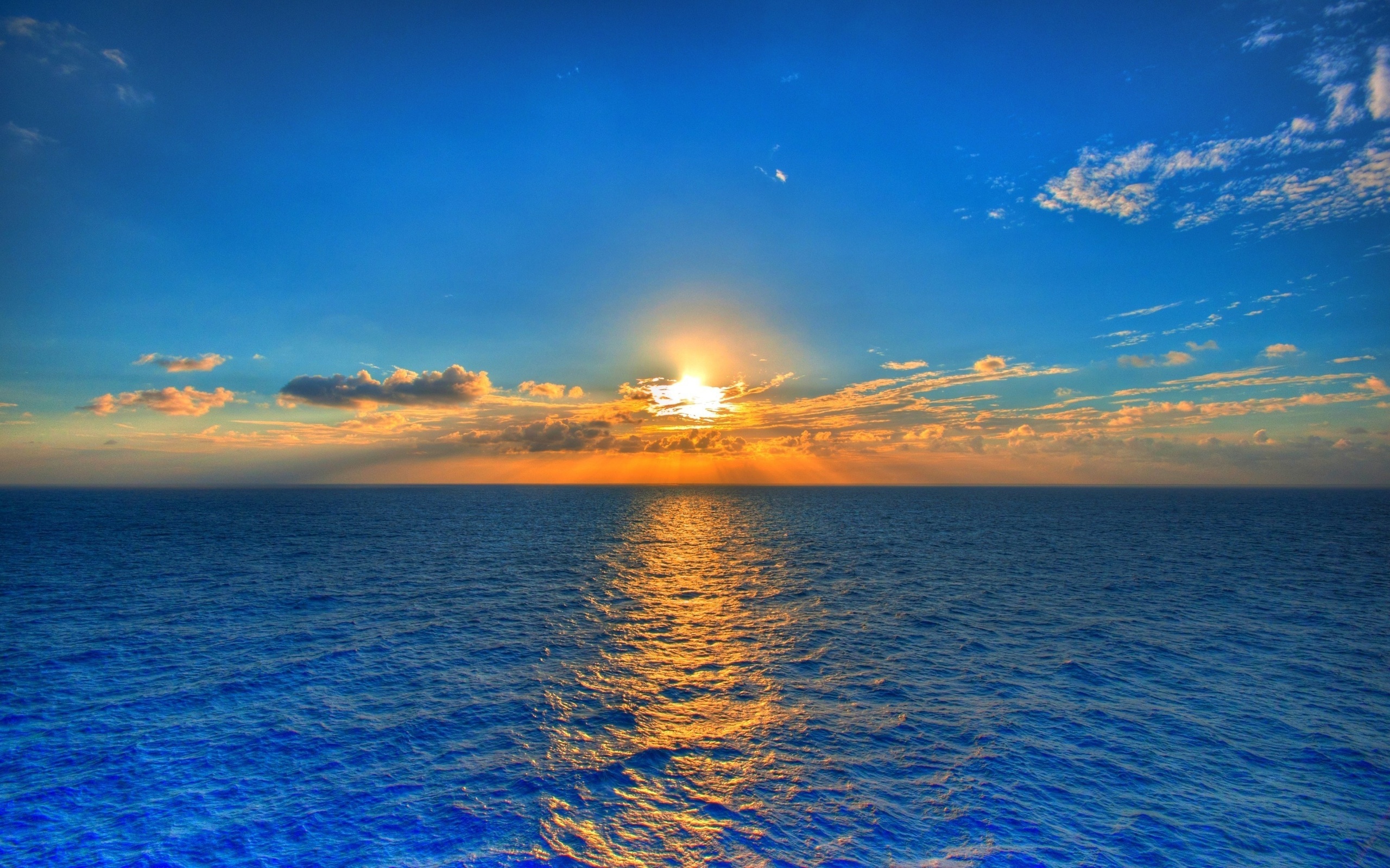 A Blue Sunrise Landscape Wallpapers