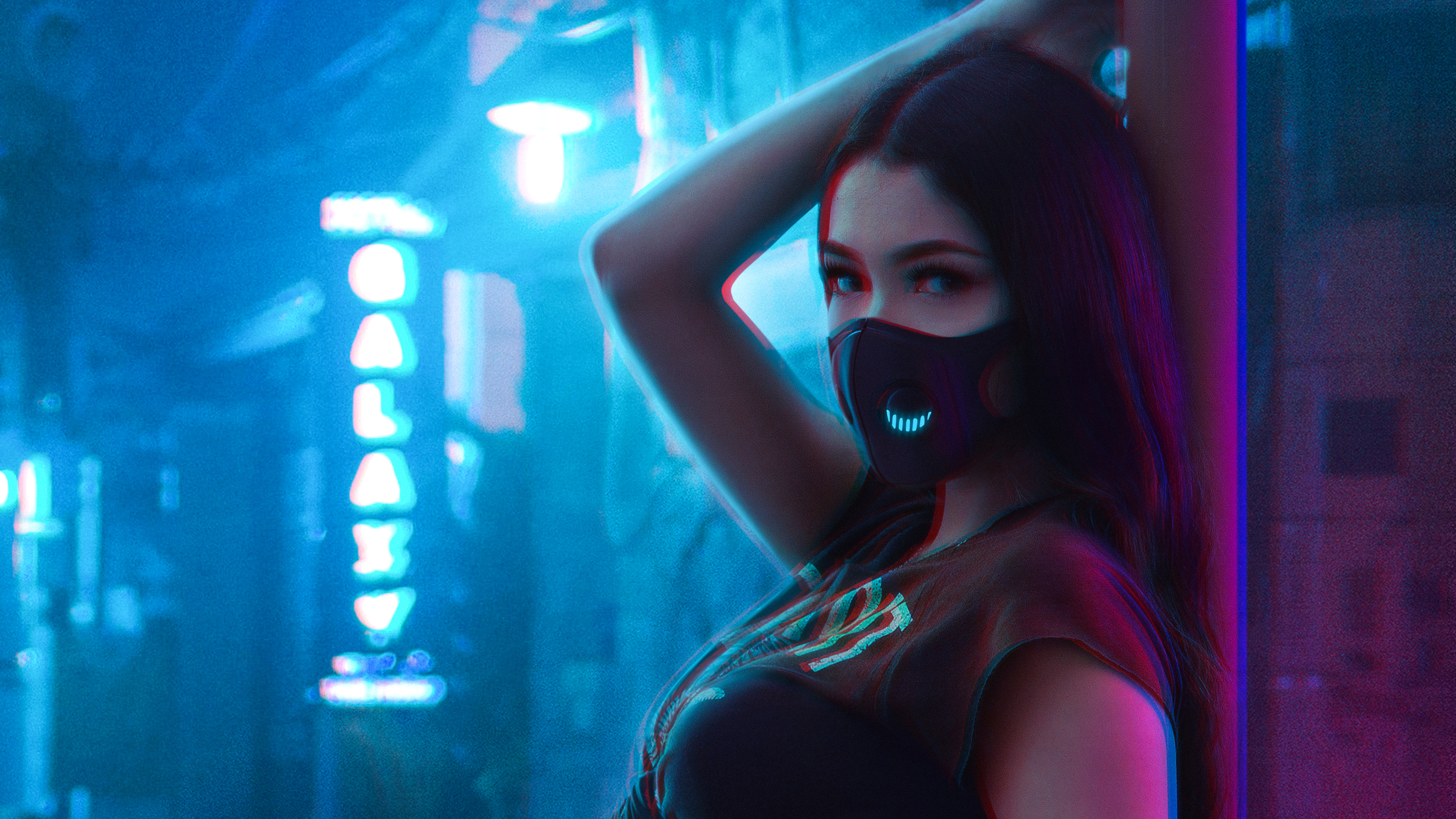 A Woman With A Mask Wallpapers