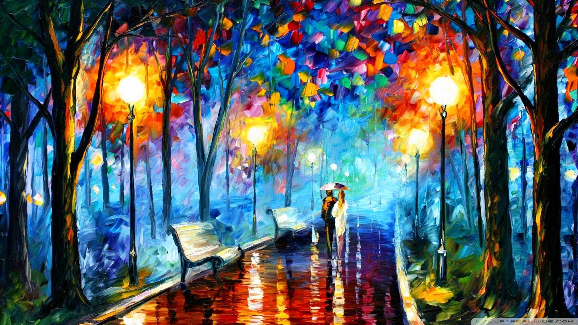 Acrylic Colorful Art Wallpapers