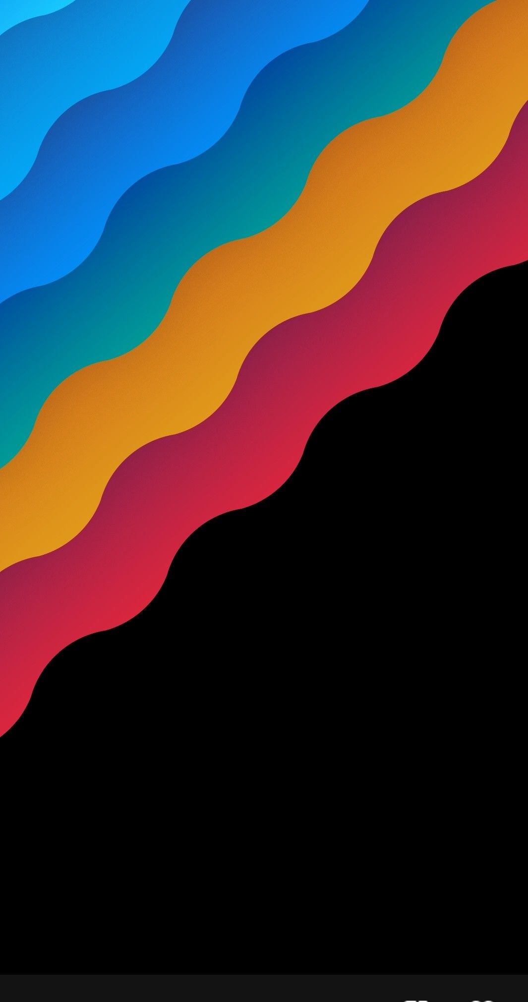 Amoled Colorful Wave Wallpapers