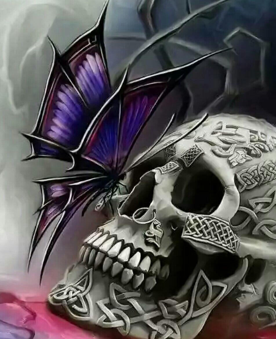 Angel And Skulls Wallpapers