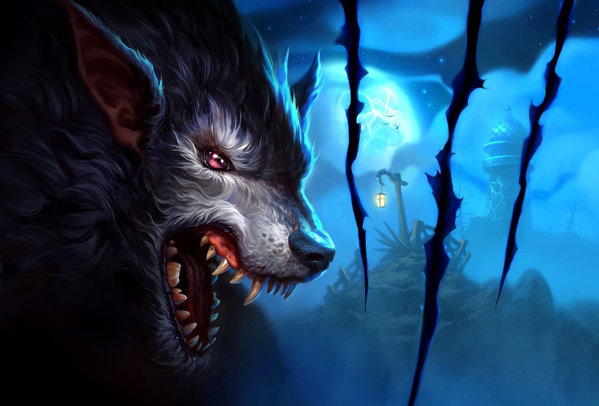 Angry Wolf Wallpapers