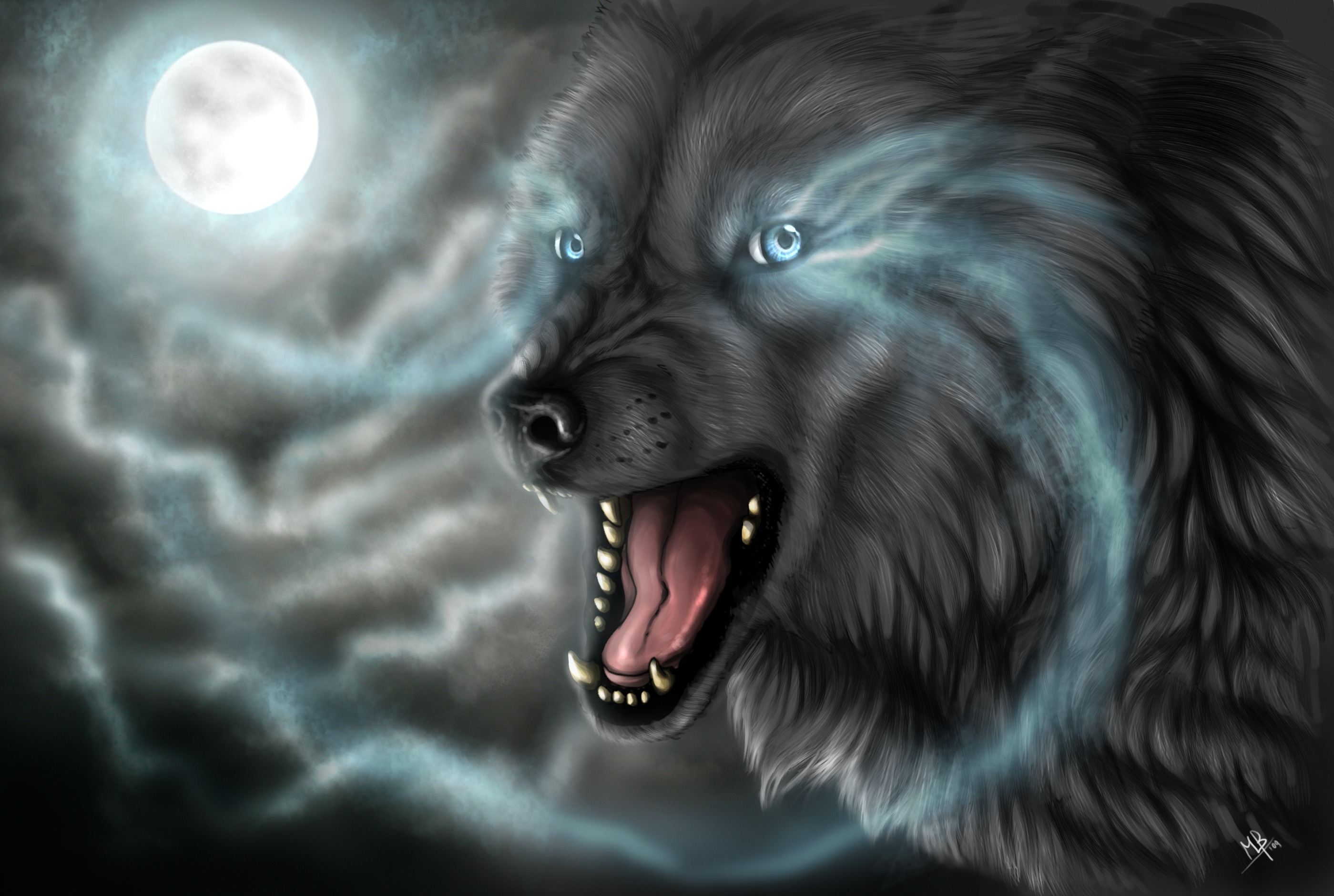 Angry Wolf Wallpapers