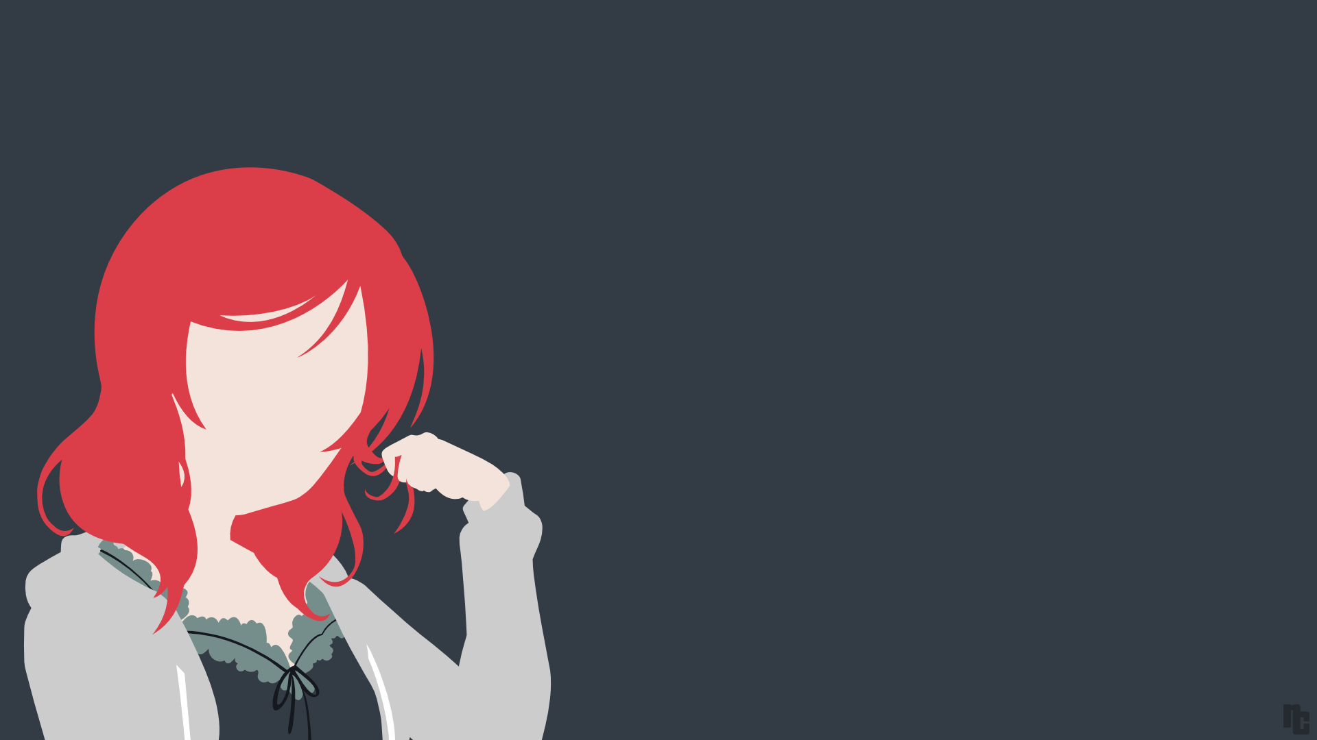 Anime Illustration Minimal Art Wallpapers