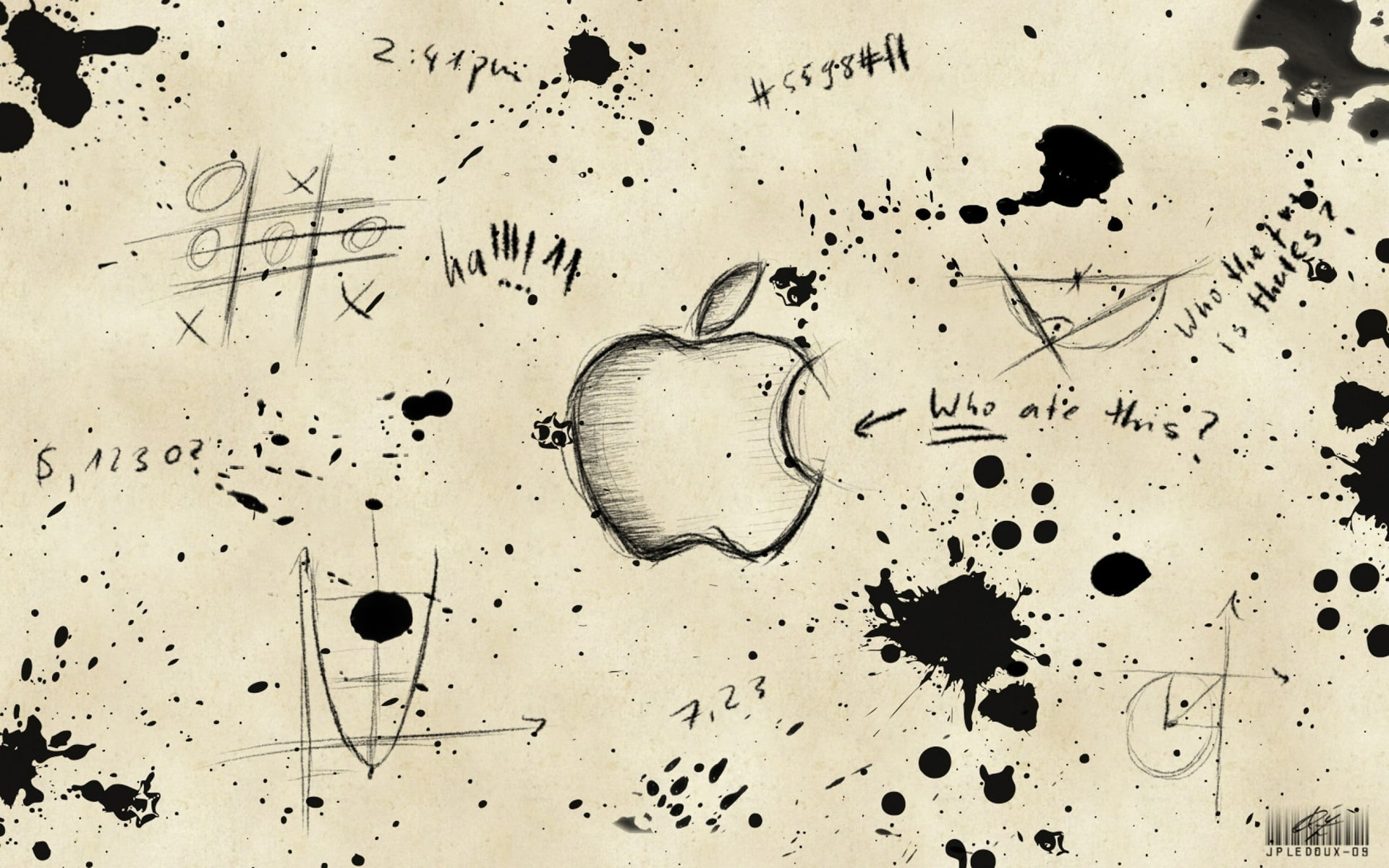 Apple Logo Art Wallpapers