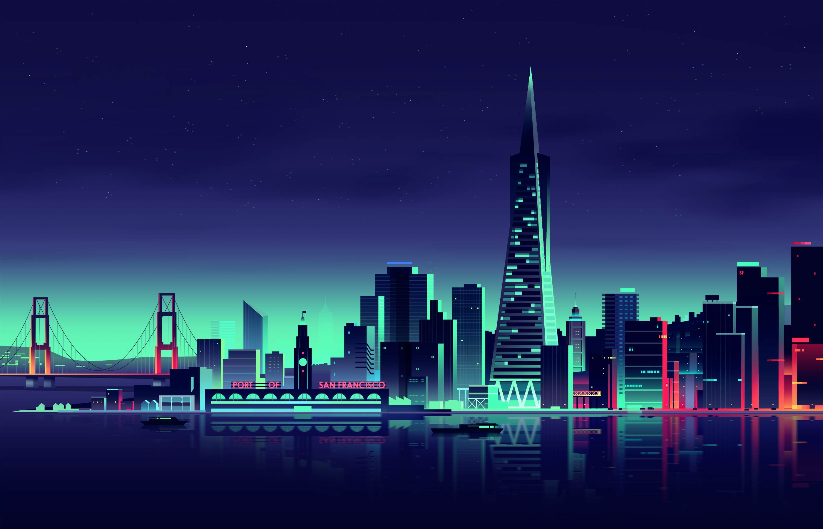 Artistic Green City Hd Wallpapers