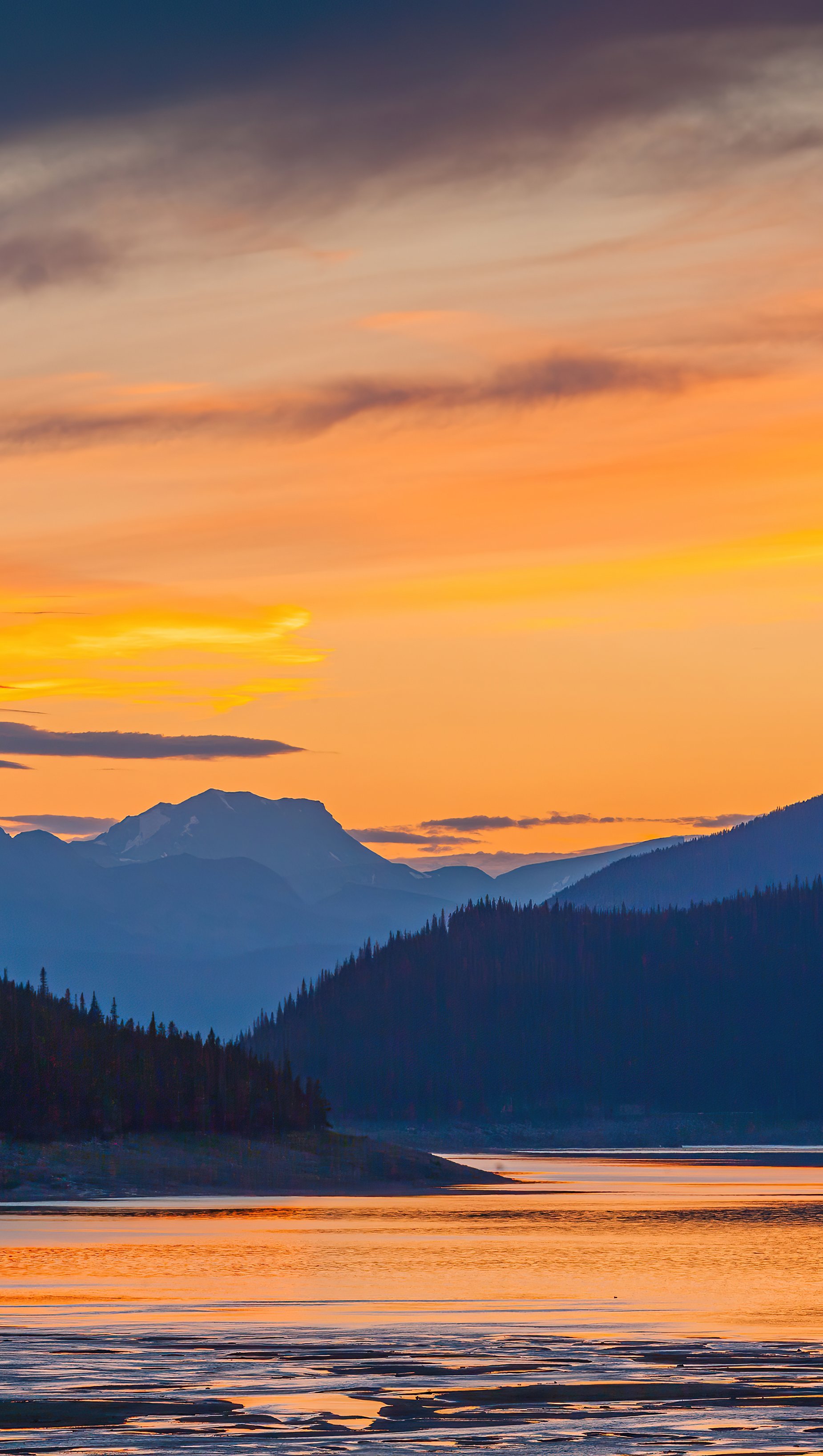 Artistic Sunset At Lake Wallpapers