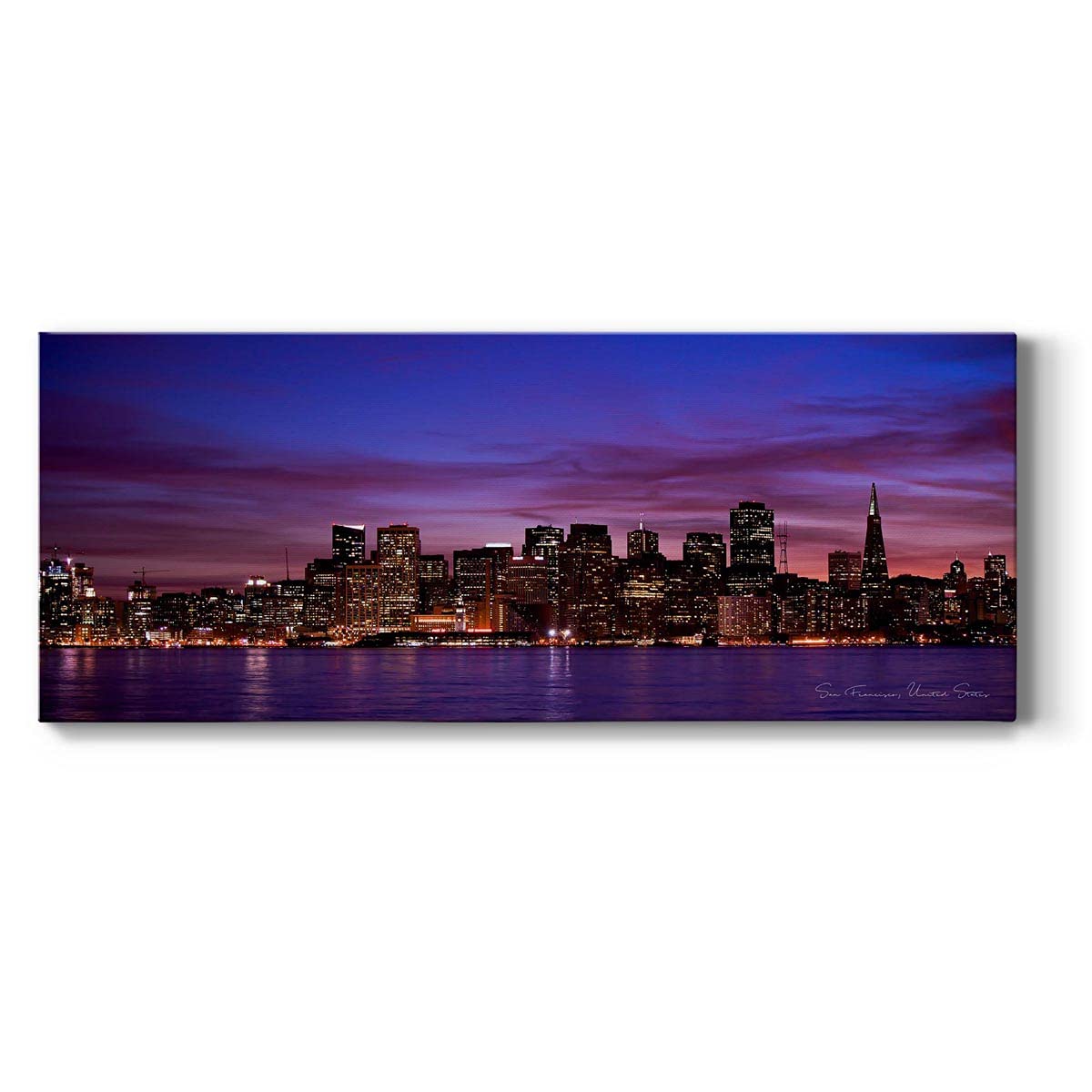 Artistic Sunset San Francisco Cityscape Wallpapers