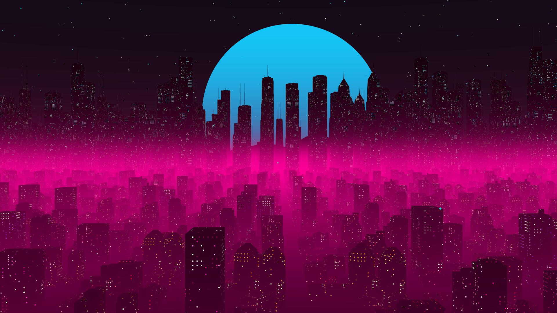 Artistic Synthwave Hd City Wallpapers