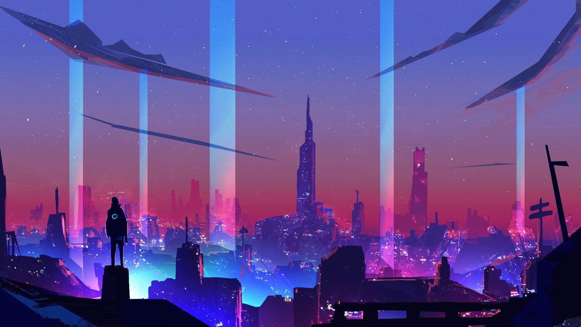 Artistic Synthwave Hd City Wallpapers