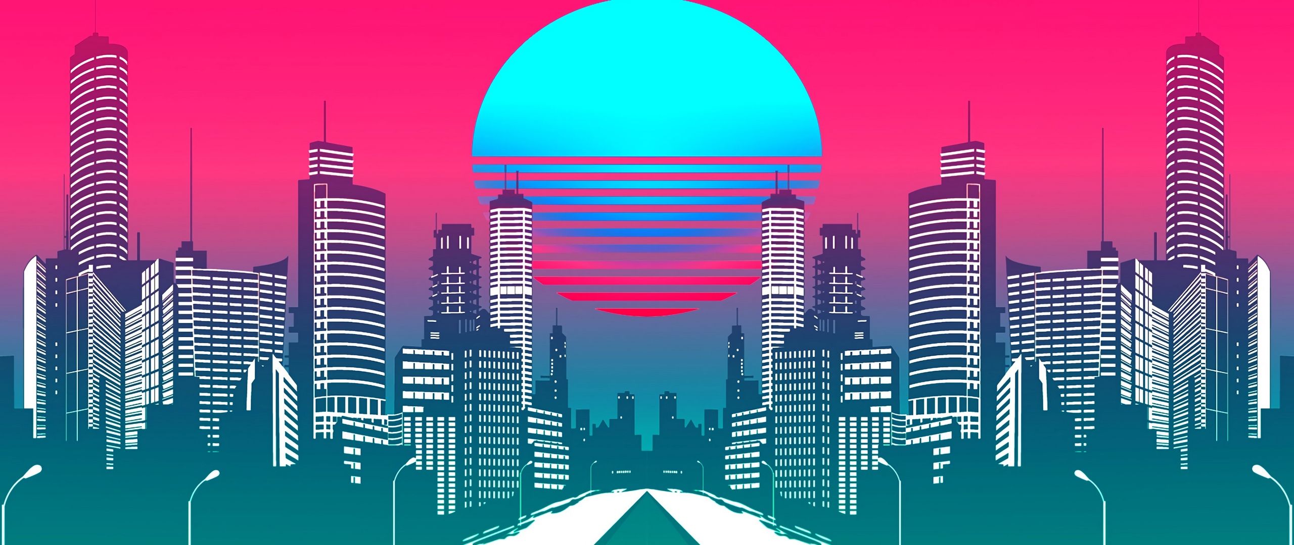 Artistic Synthwave Hd City Wallpapers