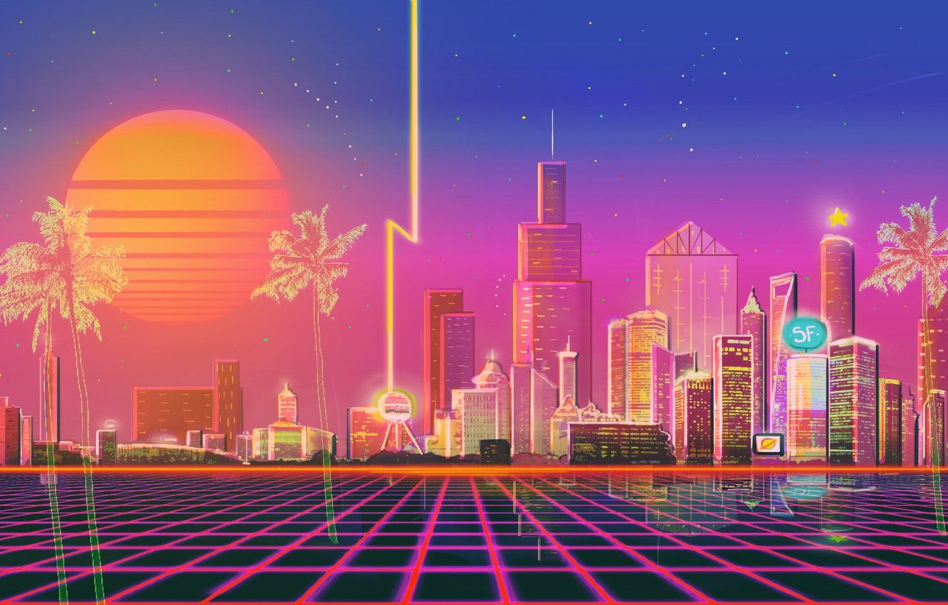 Artistic Synthwave Hd City Wallpapers