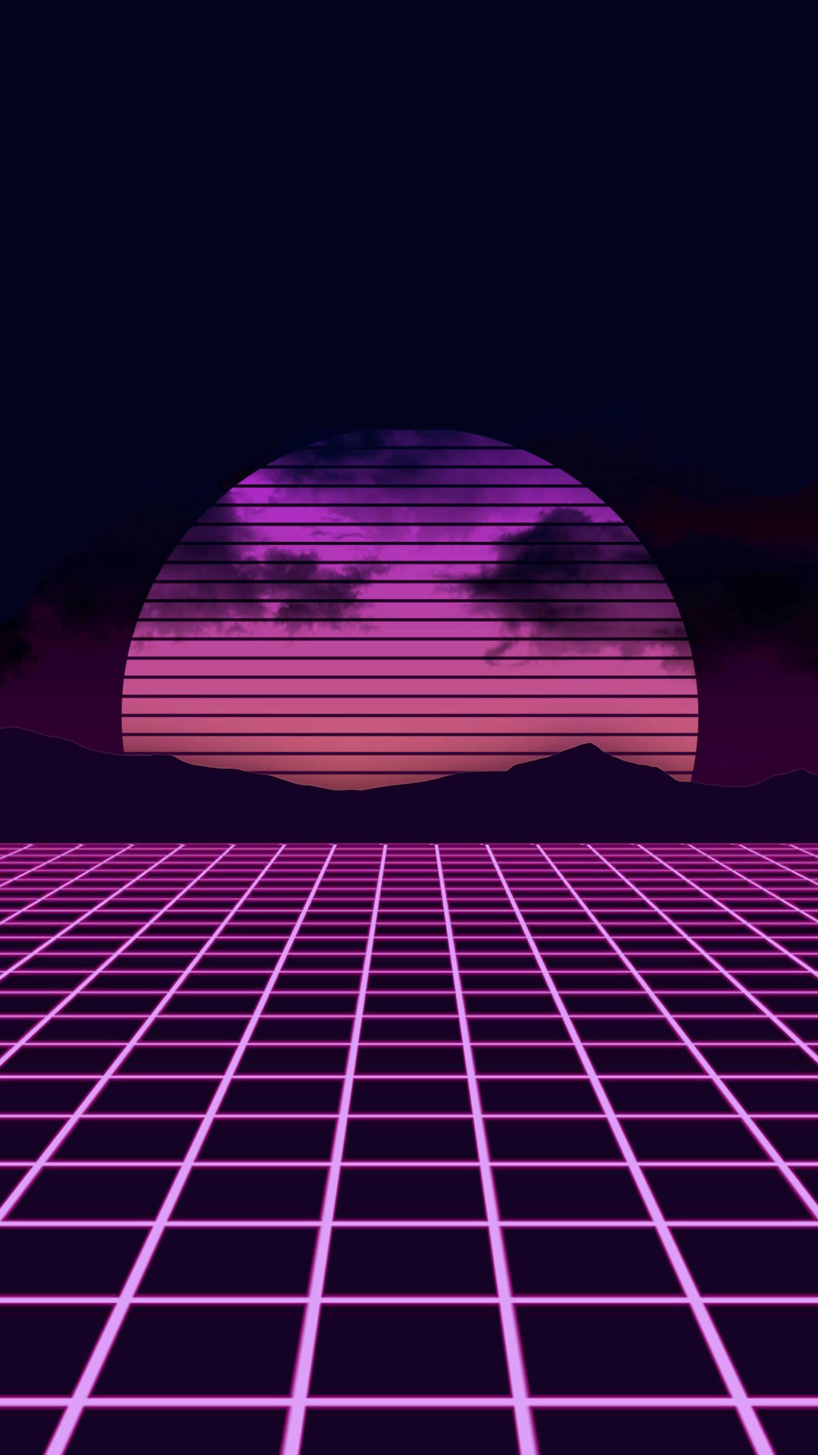 Artistic Vaporwave Purple Wallpapers