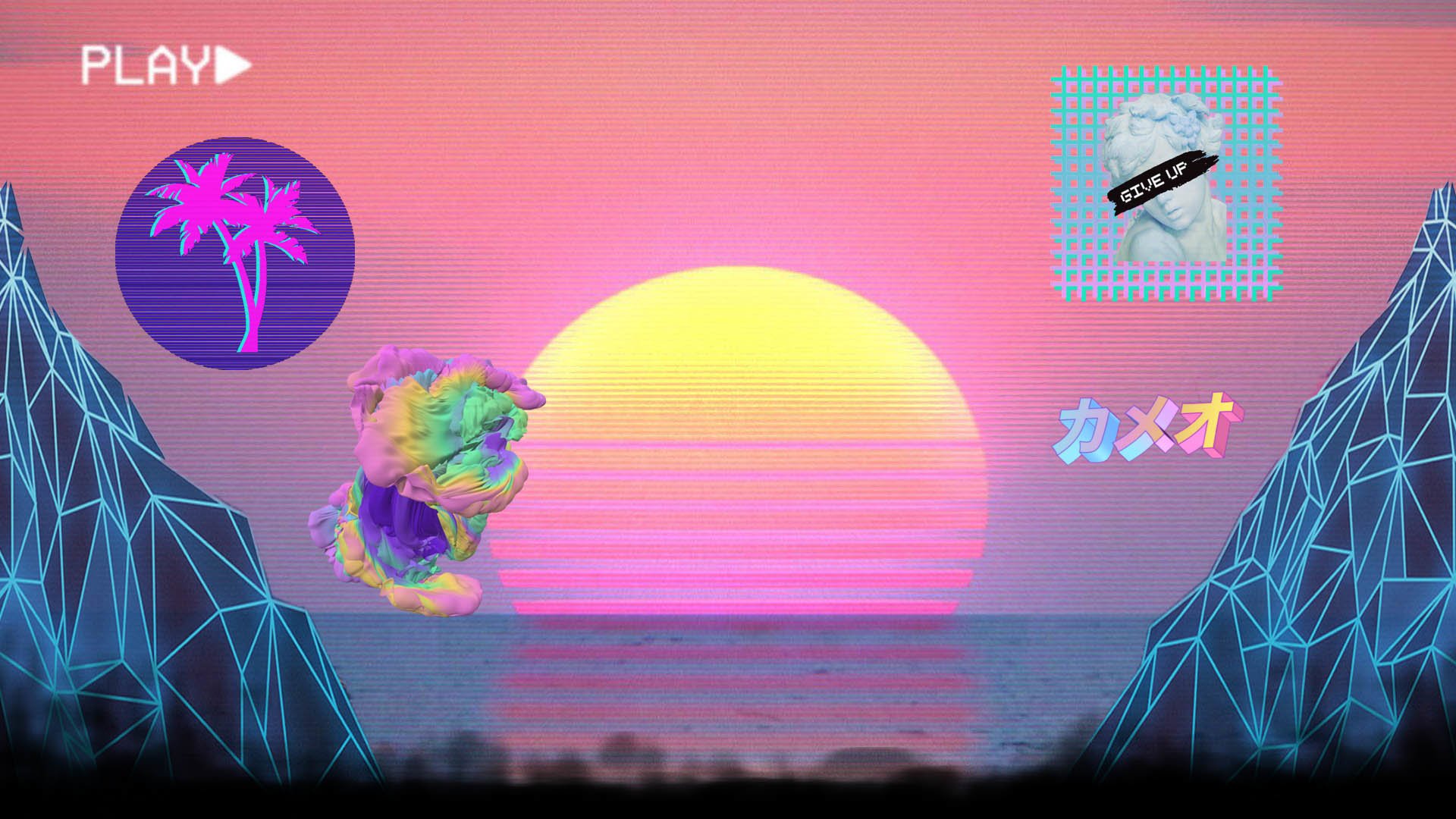 Artistic Vaporwave Purple Wallpapers