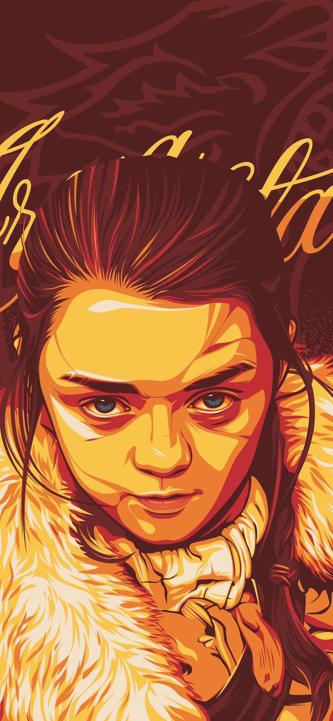 Arya Stark Minimalism Wallpapers