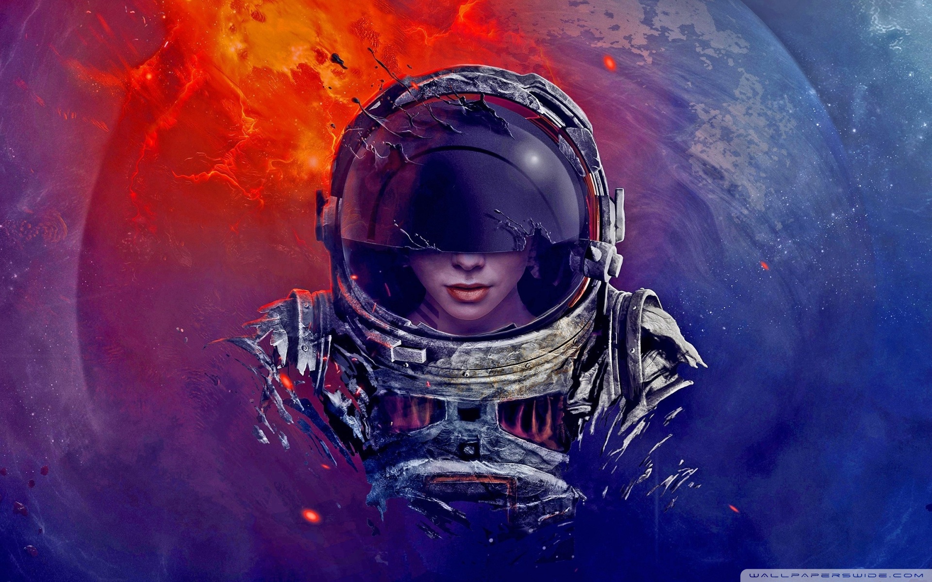 Astronaut Art Wallpapers