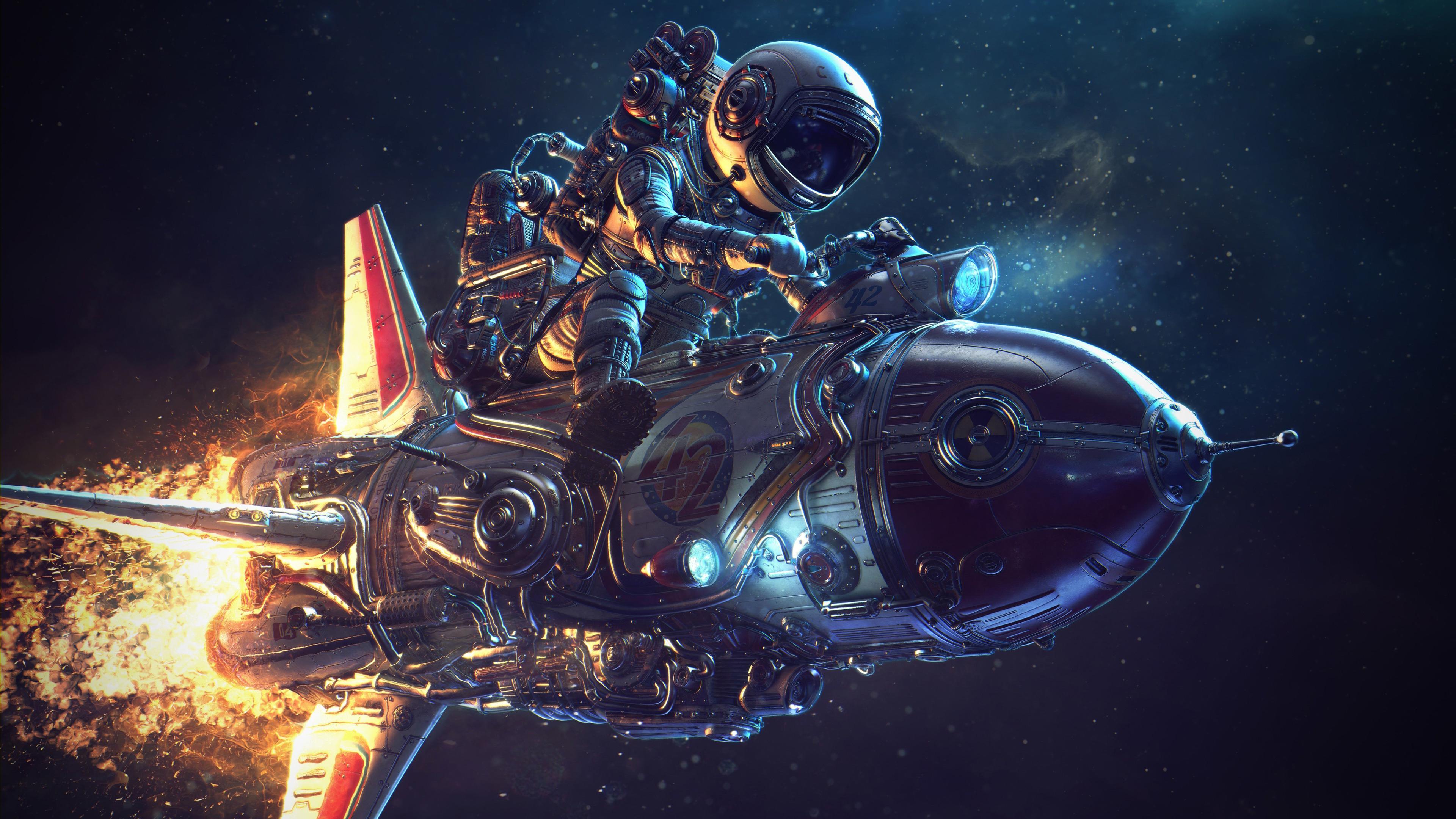 Astronaut Creative Artwork Wallpapers