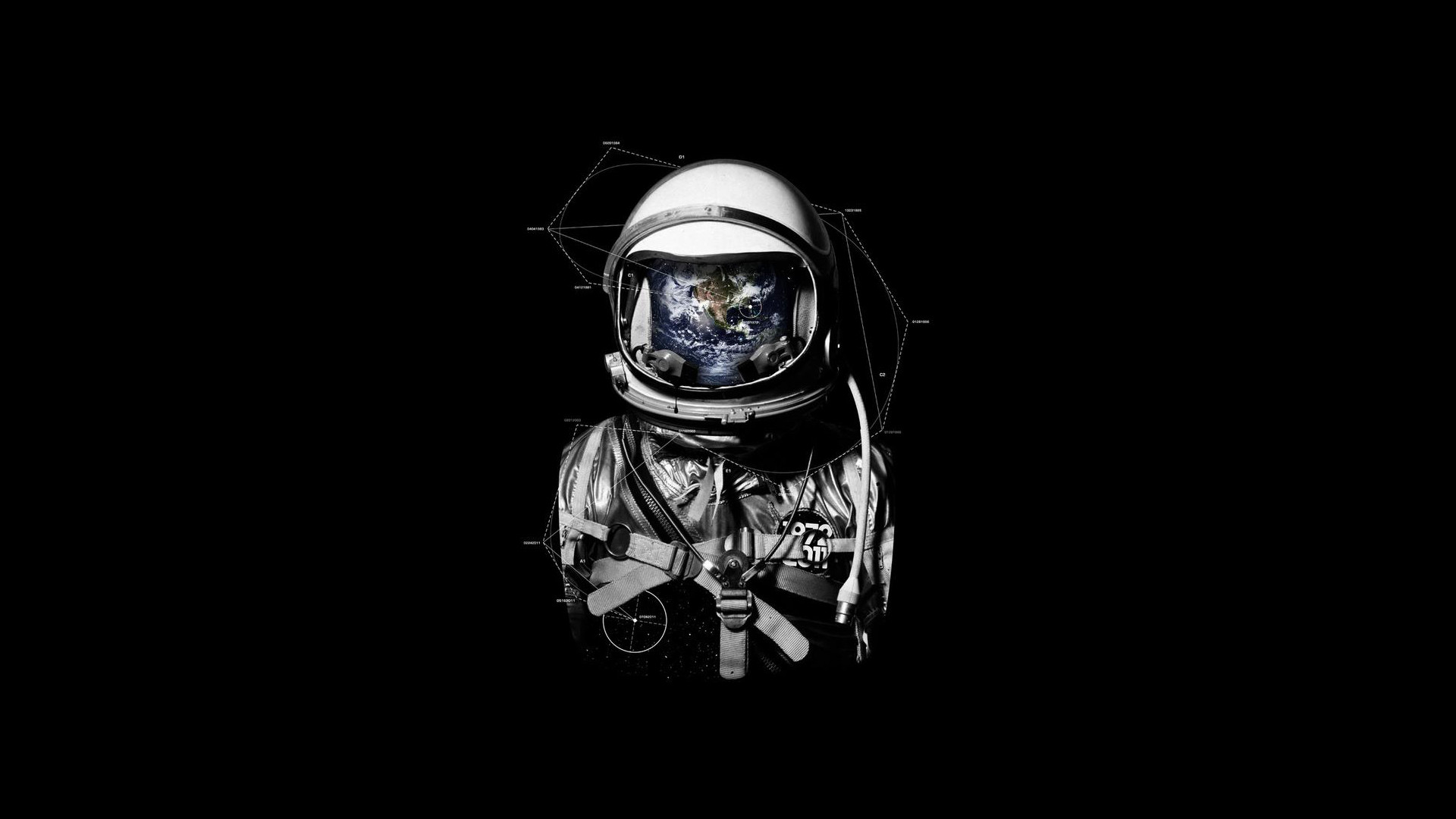 Astronaut Falling In Black Hole Wallpapers