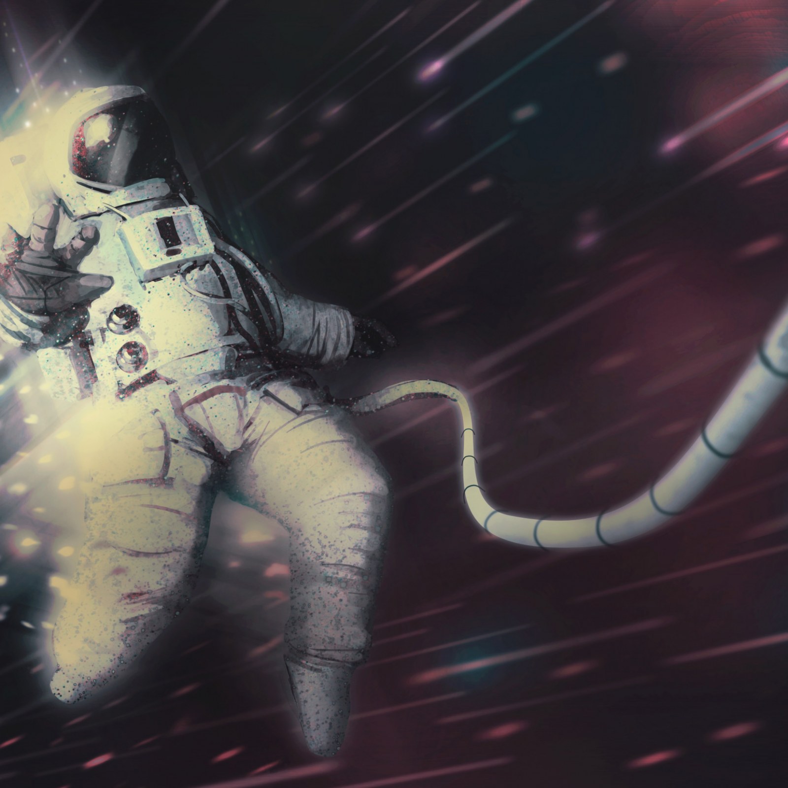 Astronaut Falling In Black Hole Wallpapers