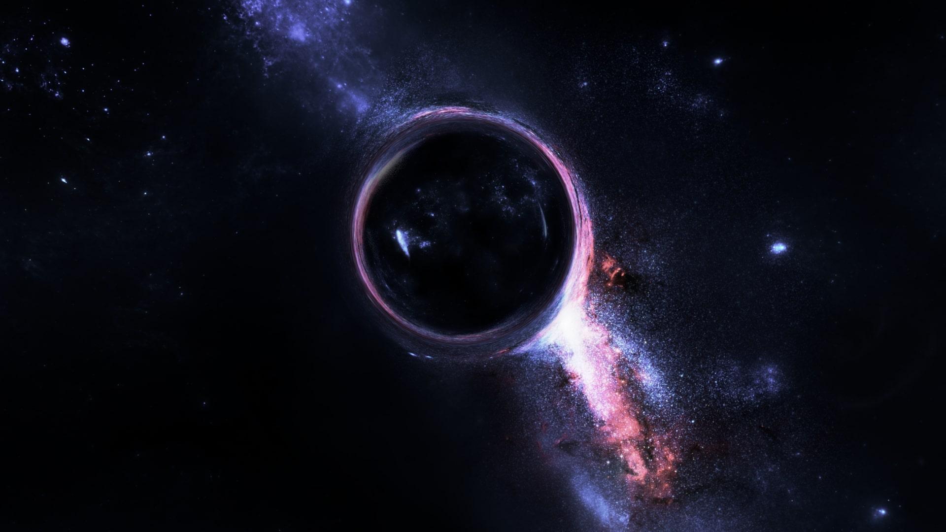 Astronaut Falling In Black Hole Wallpapers