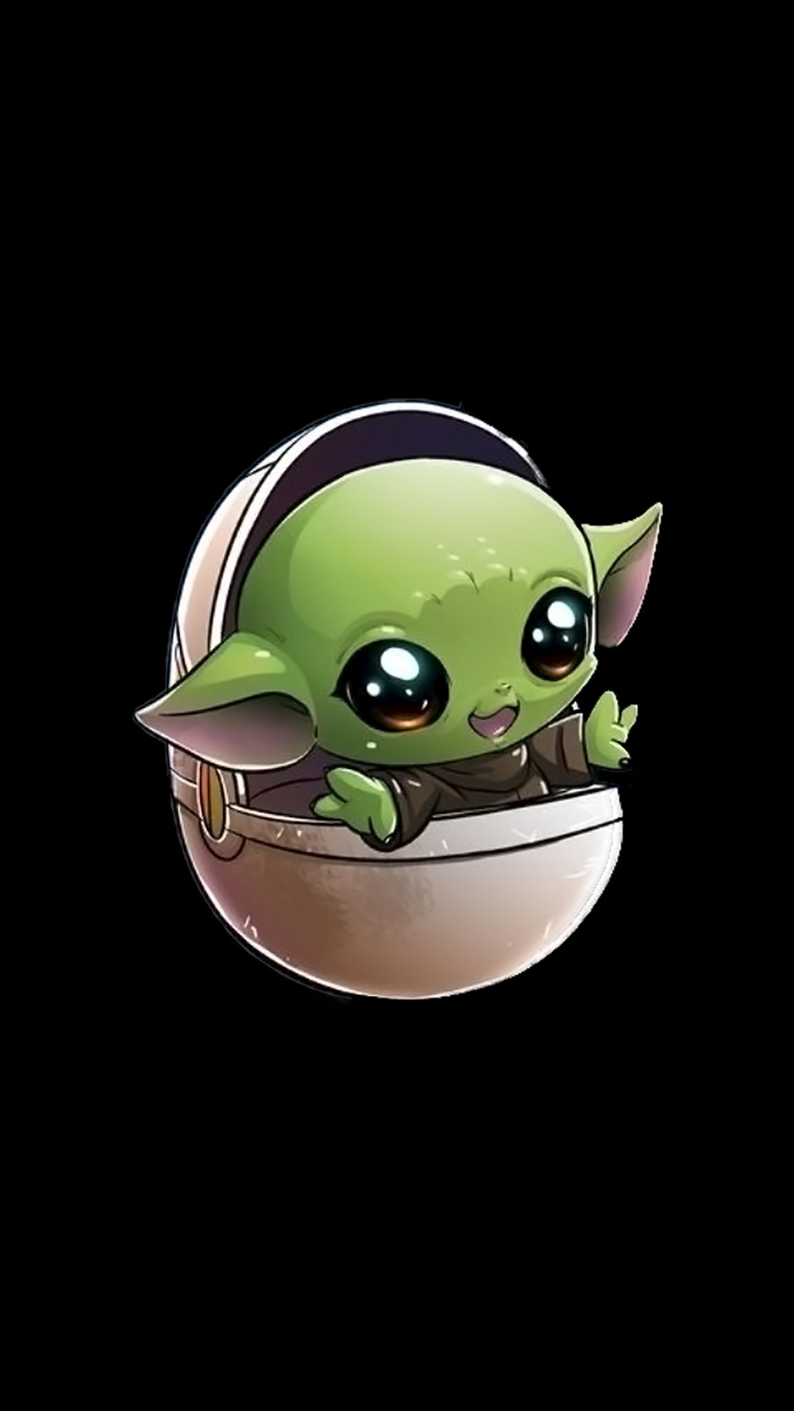 Baby Yoda And Baby Groot Art Wallpapers