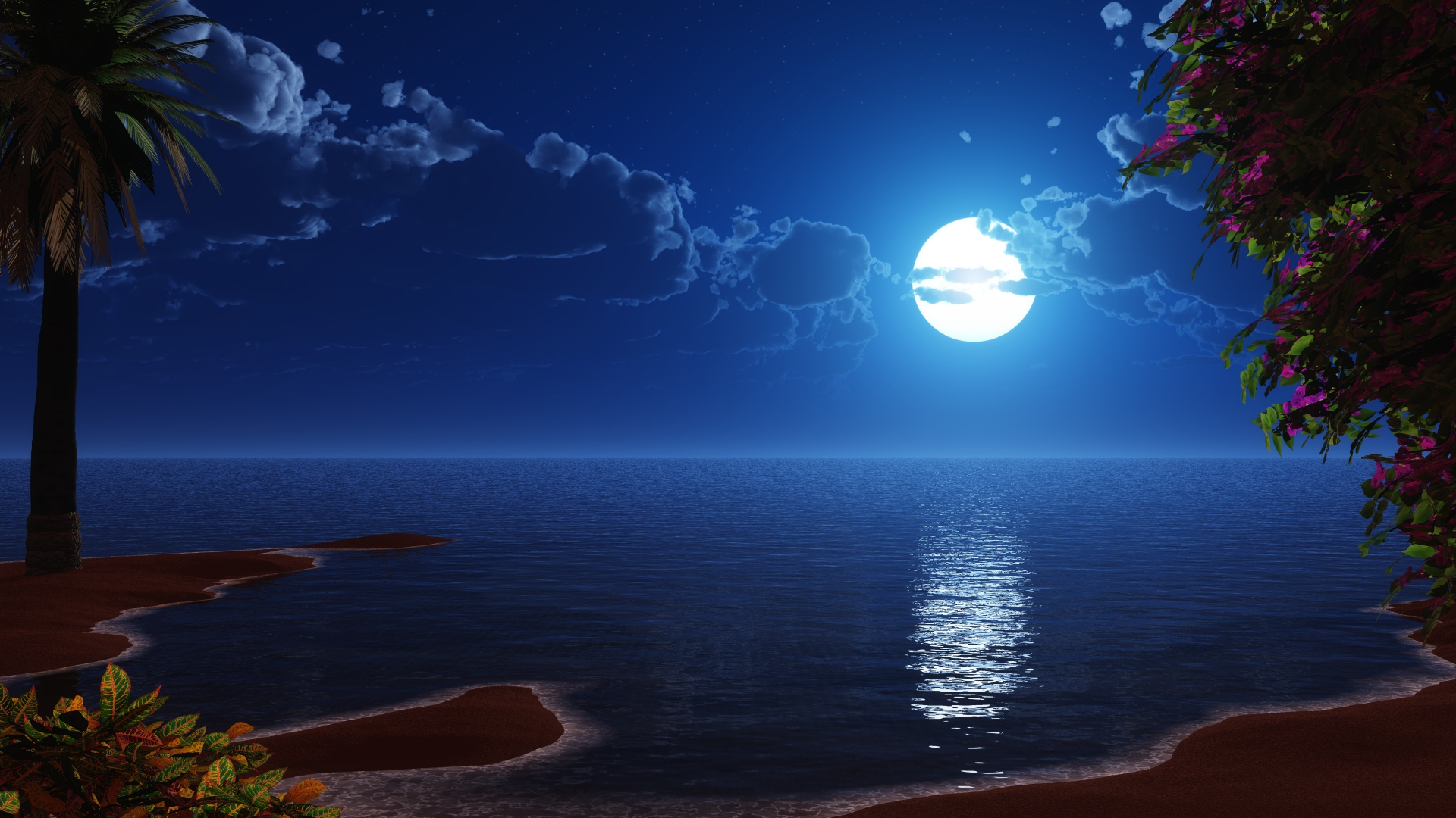 Beautiful Landscape Night Digital Wallpapers