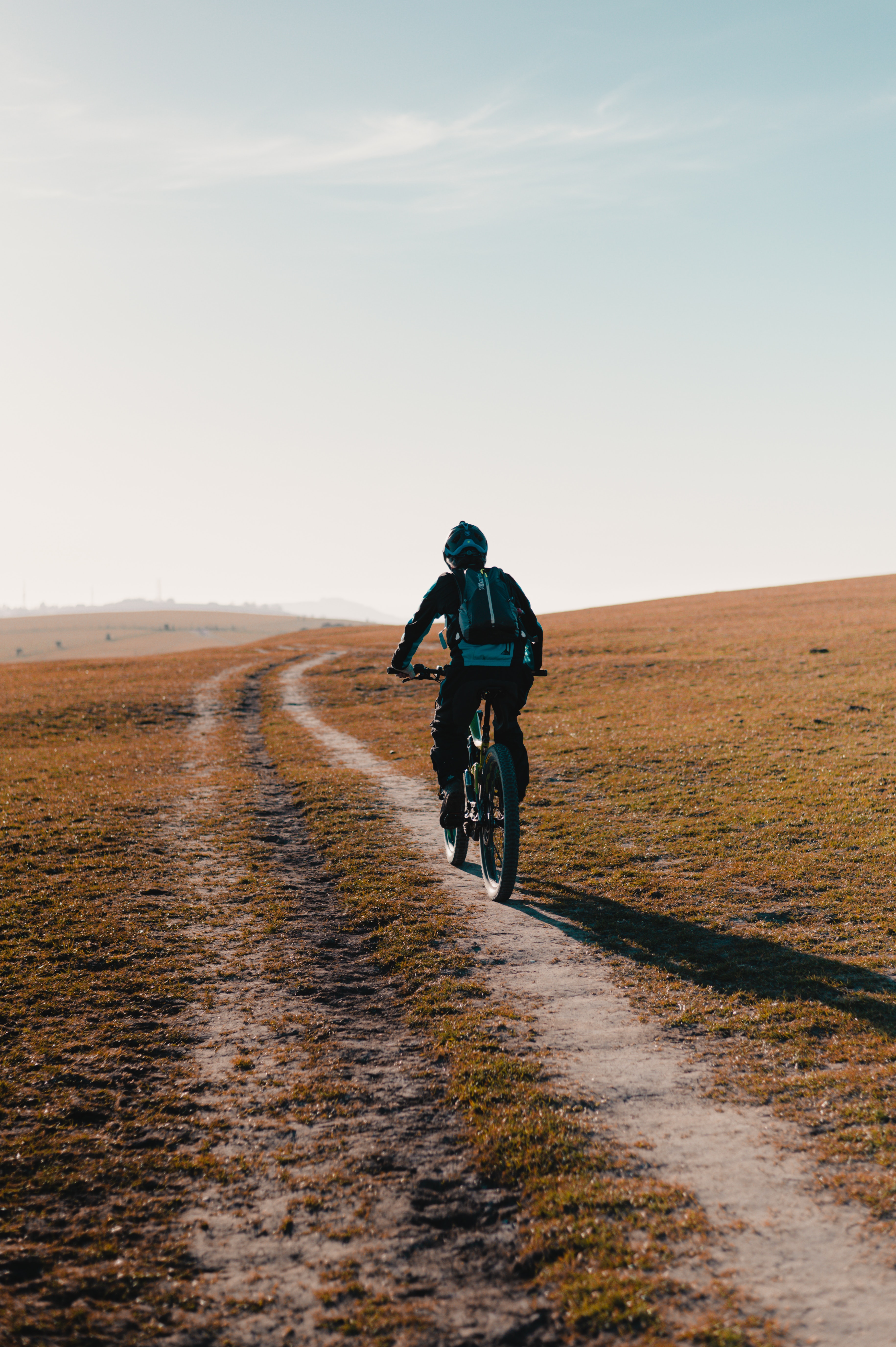 Bicycle Alone Ride Hd Landscape Wallpapers